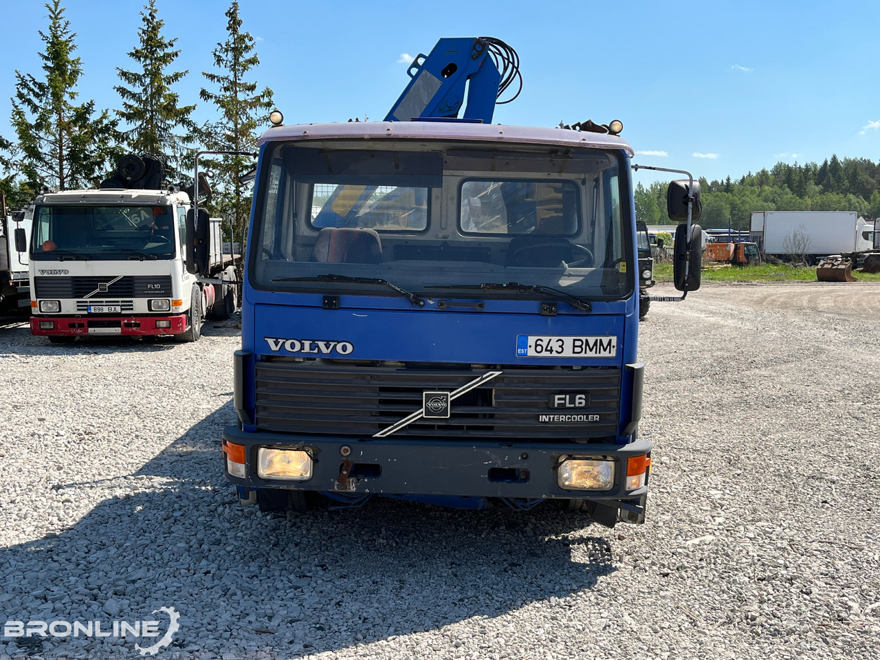 Planbil, Kranbil VOLVO FL611 + Palfinger PK 8200: bilde 9