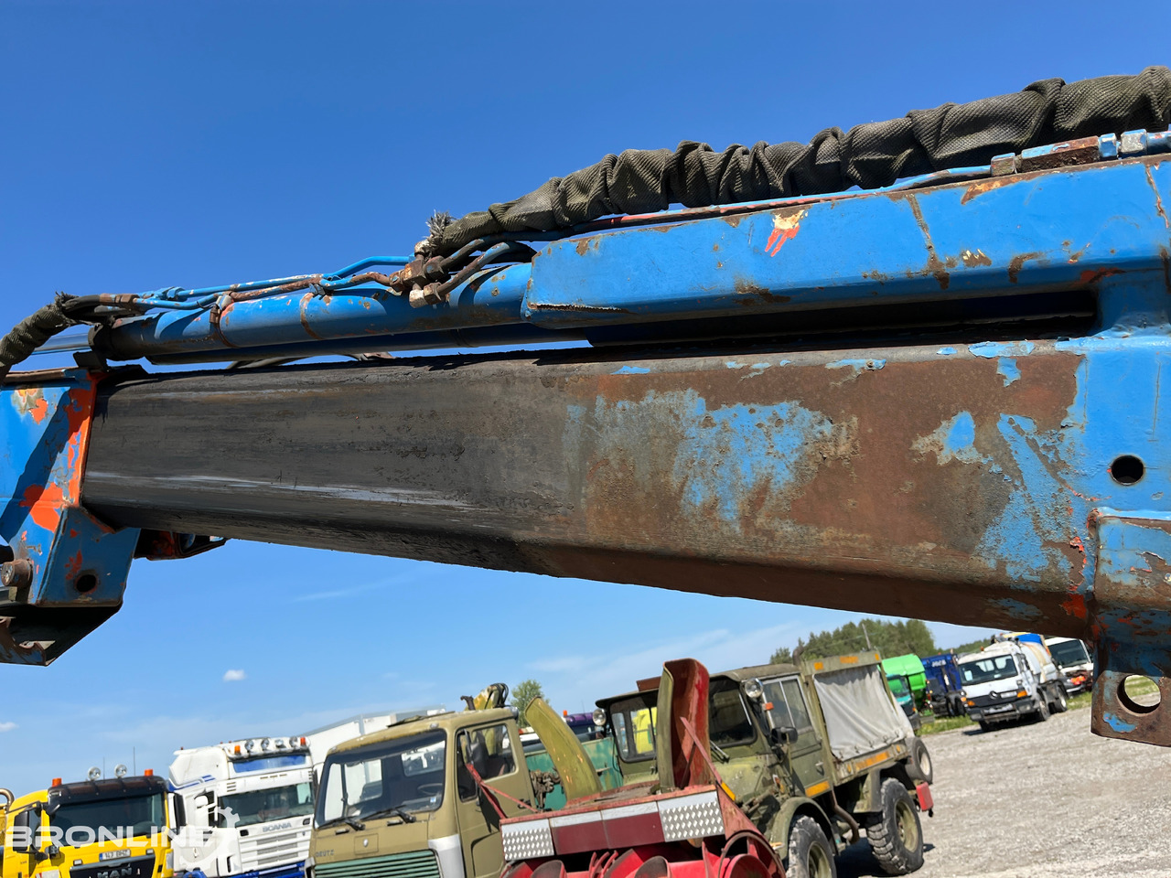 Planbil, Kranbil VOLVO FL611 + Palfinger PK 8200: bilde 18