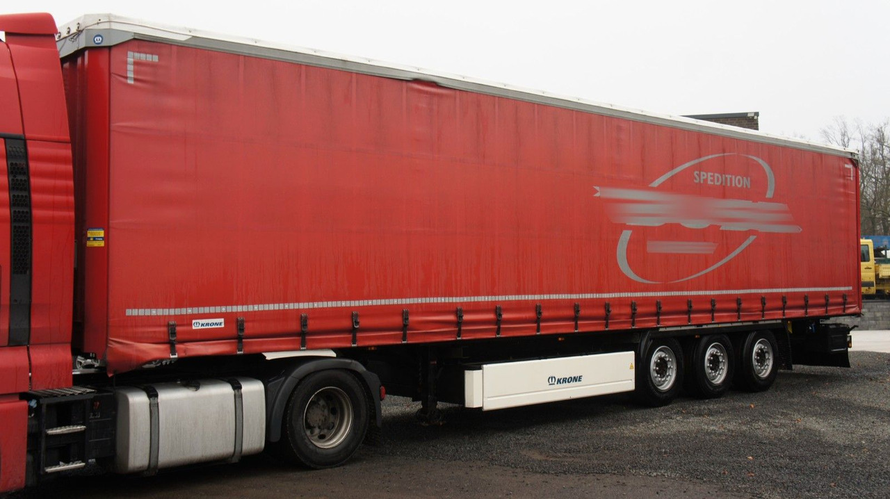 Krone SD Pritsche + Plane Liftachse - Gardintrailer: bilde 1 Krone SD Pritsche + Plane Liftachse - Gardintrailer: bilde 1