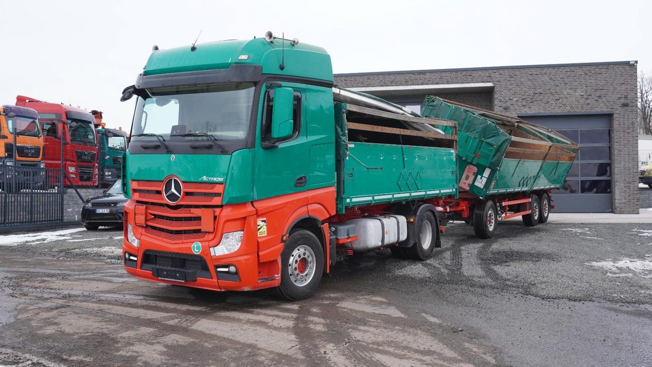 Mercedes-Benz Actros 1845 Zug Kipper Dreiseitenkipper Getreide - Tippbil: bilde 1 Mercedes-Benz Actros 1845 Zug Kipper Dreiseitenkipper Getreide - Tippbil: bilde 1