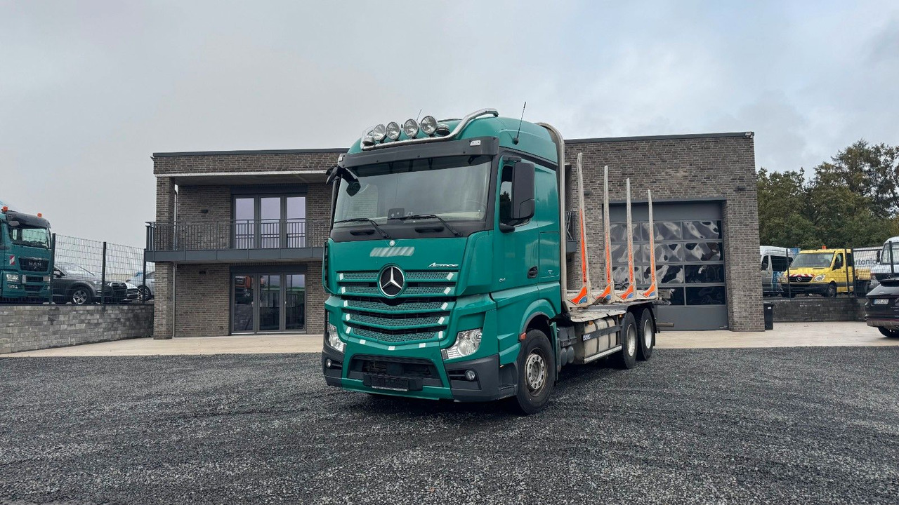 Mercedes-Benz Actros 2645 Holztransporter ohne Kran - Tømmerbil: bilde 1 Mercedes-Benz Actros 2645 Holztransporter ohne Kran - Tømmerbil: bilde 1