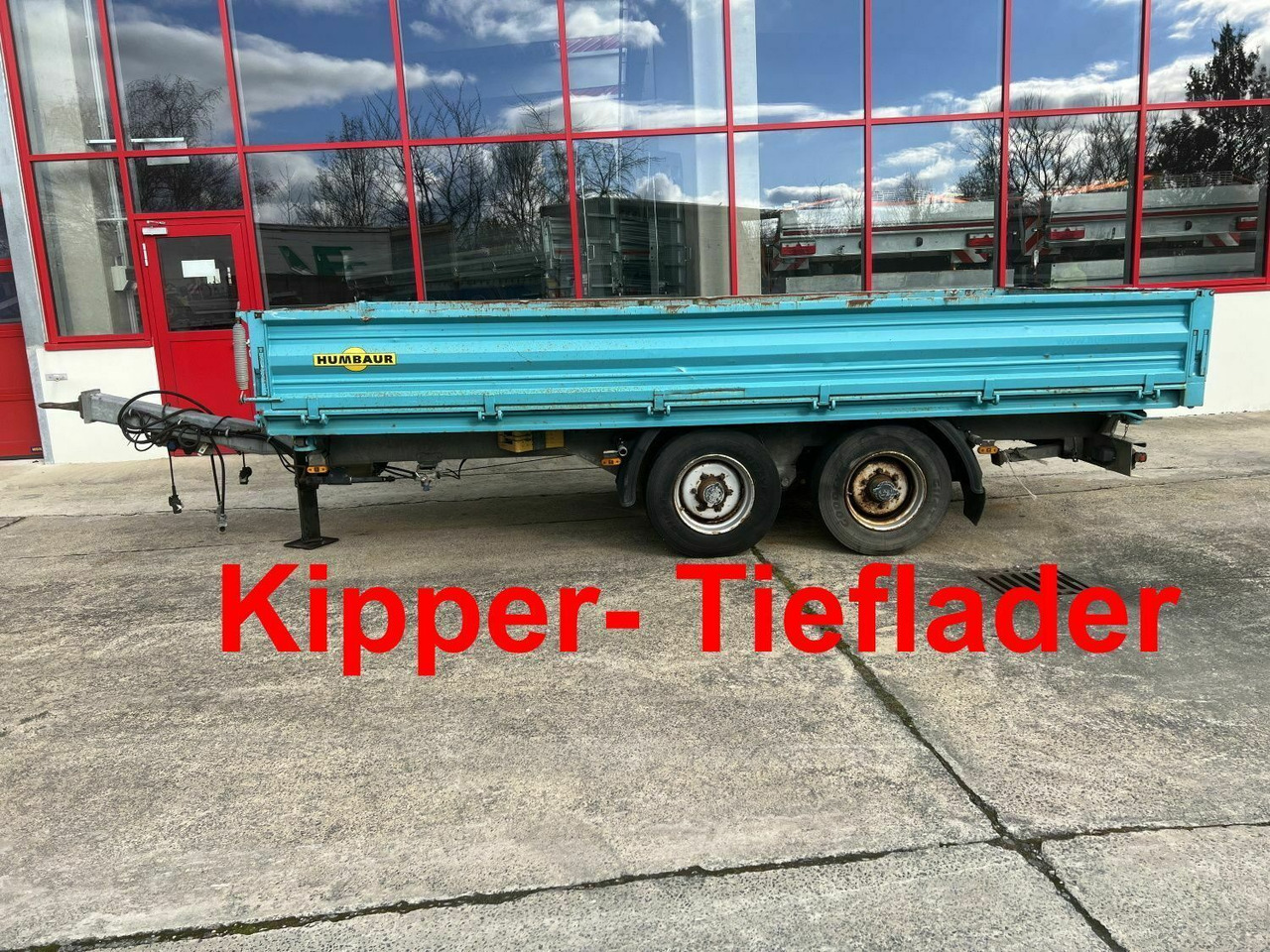 Humbaur Tandem Kipper- Tieflader - Tipphenger: bilde 1 Humbaur Tandem Kipper- Tieflader - Tipphenger: bilde 1
