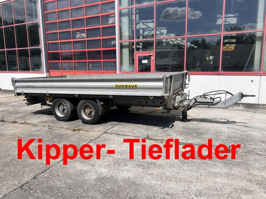 Humbaur Tandemkipper- Tieflader - Tipphenger: bilde 1 Humbaur Tandemkipper- Tieflader - Tipphenger: bilde 1