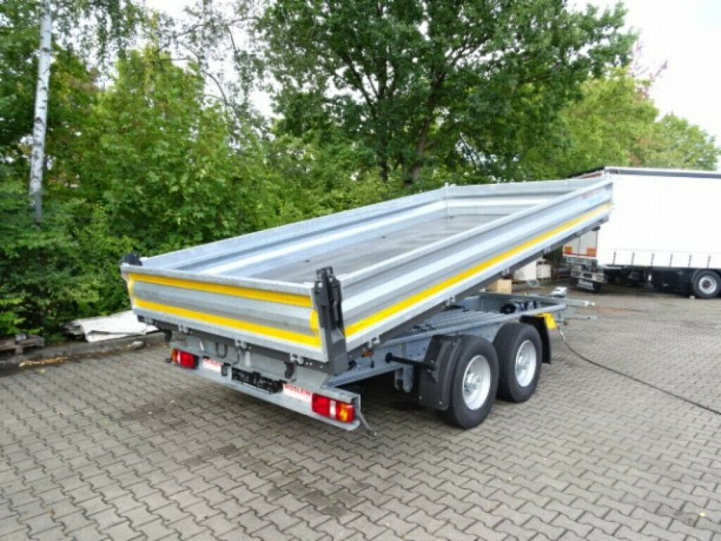 Möslein 13 t Tandem 3- Seitenkipper Tieflader-- Neufahr - Tipphenger: bilde 3 Möslein 13 t Tandem 3- Seitenkipper Tieflader-- Neufahr - Tipphenger: bilde 3