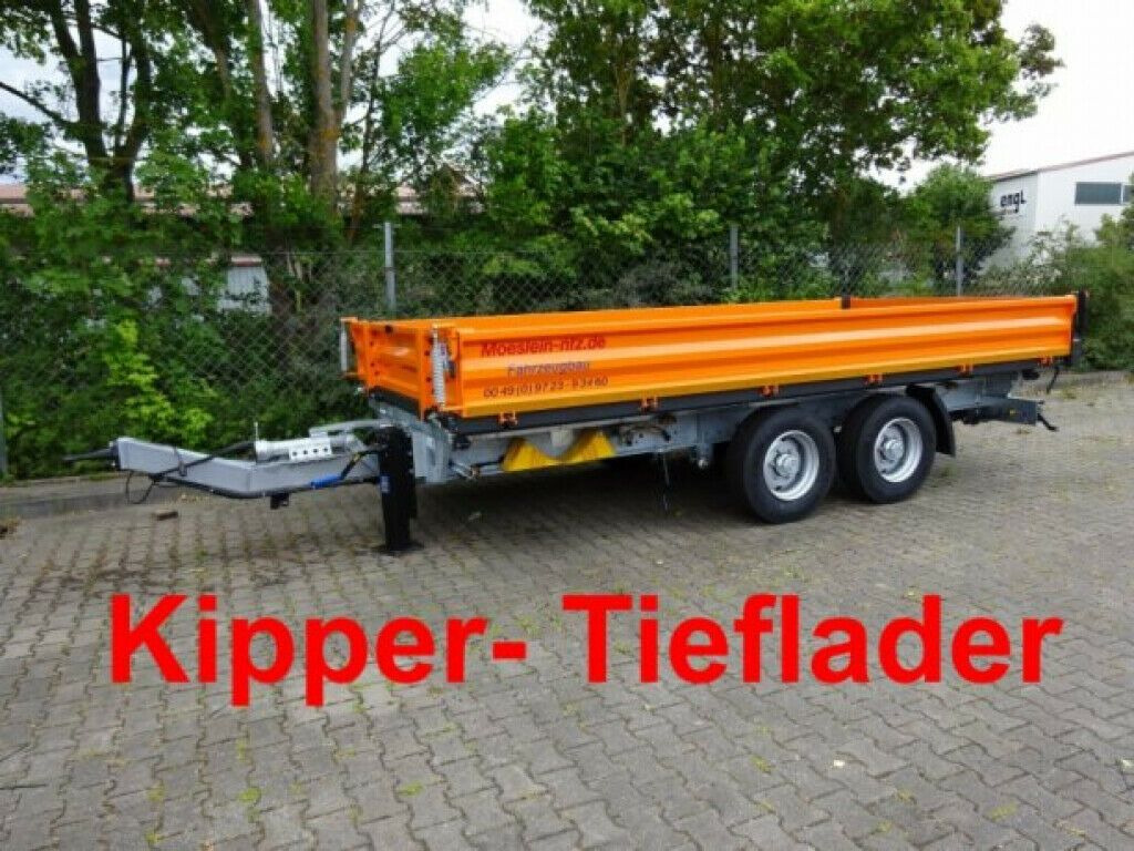 Möslein 13 t Tandem 3- Seitenkipper Tieflader-- Neufahr - Tipphenger: bilde 2 Möslein 13 t Tandem 3- Seitenkipper Tieflader-- Neufahr - Tipphenger: bilde 2