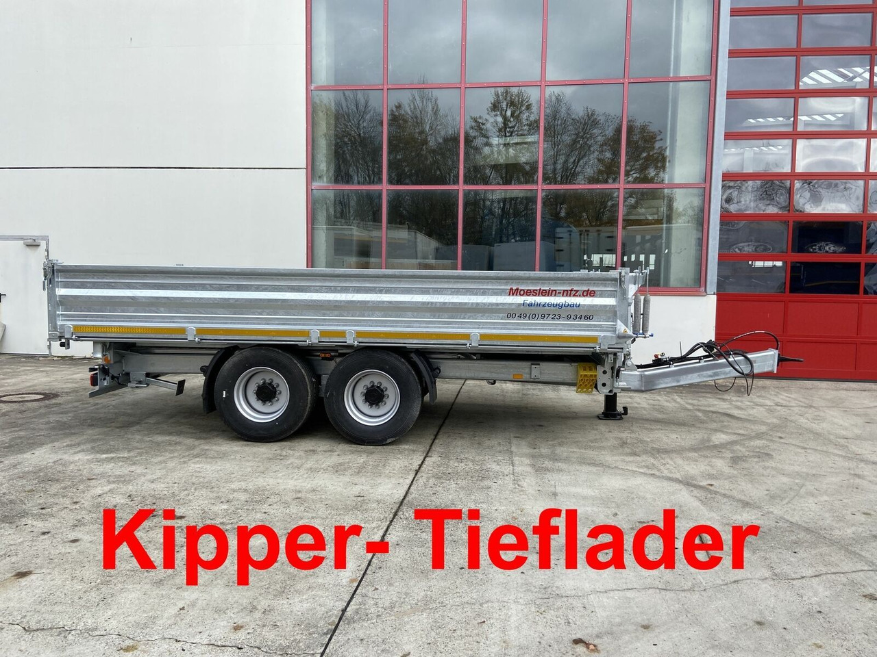 Möslein 14 t Tandemkipper Tieflader Breite Reifen-- Neu - Tipphenger: bilde 1 Möslein 14 t Tandemkipper Tieflader Breite Reifen-- Neu - Tipphenger: bilde 1