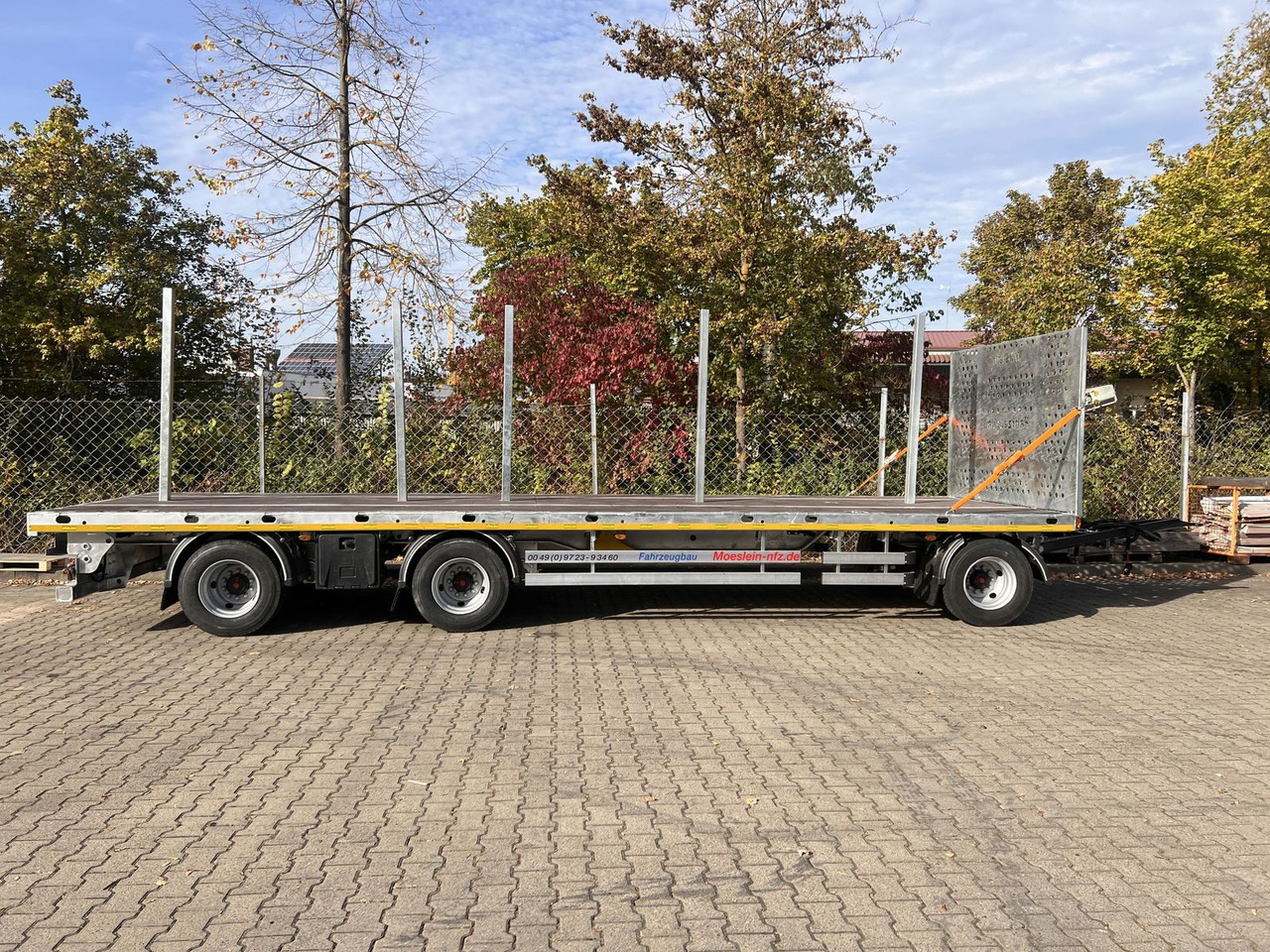 Möslein 3 Achs Jumbo- Plato- Anhänger, 10,5 m Ladefläch - Planhenger/ Flathenger: bilde 2 Möslein 3 Achs Jumbo- Plato- Anhänger, 10,5 m Ladefläch - Planhenger/ Flathenger: bilde 2