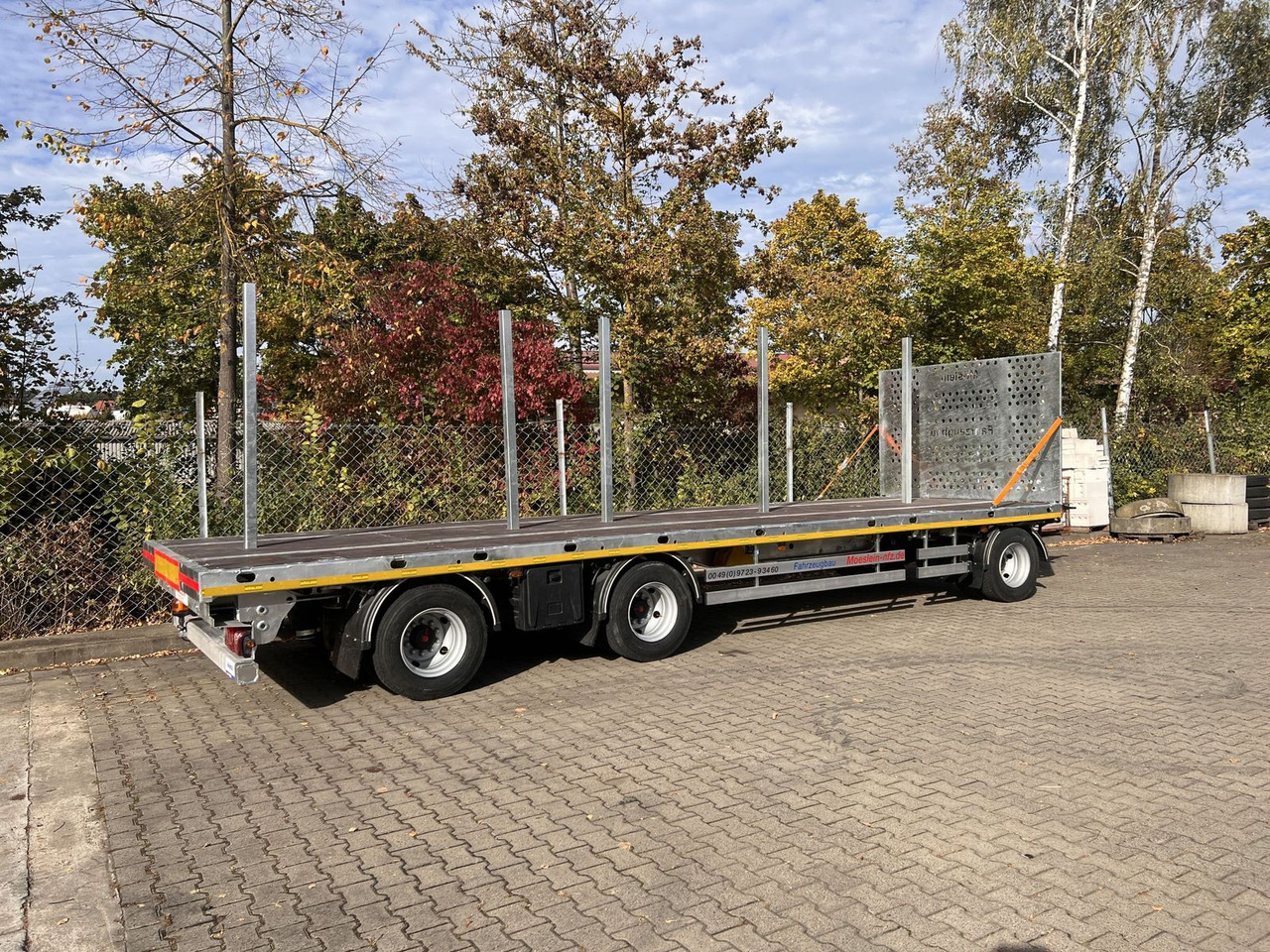 Planhenger/ Flathenger Möslein  3 Achs Jumbo- Plato- Anhänger 10 m, Mega: bilde 11