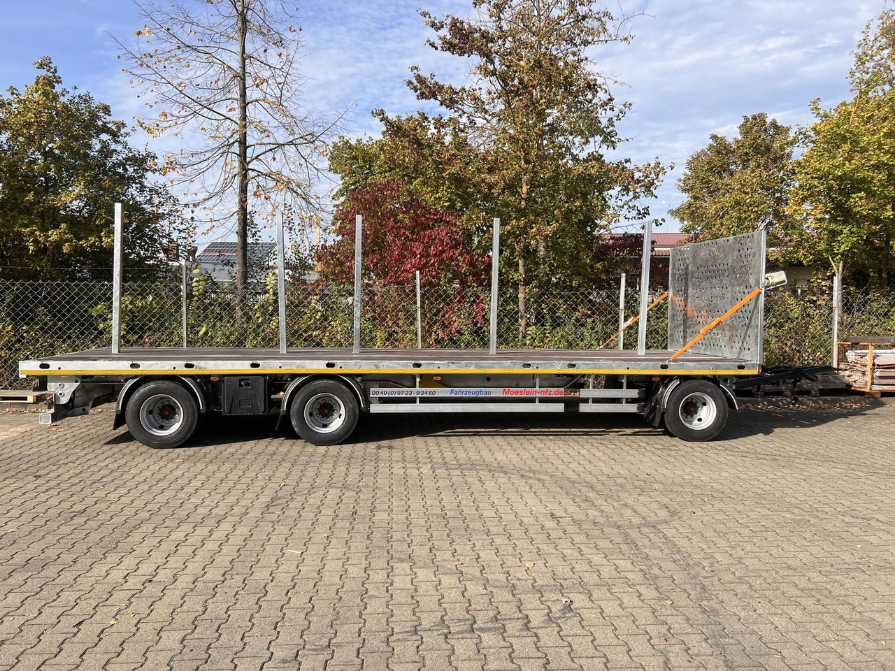 Möslein 3 Achs Jumbo- Plato- Anhänger 10 m, Mega - Planhenger/ Flathenger: bilde 1 Möslein 3 Achs Jumbo- Plato- Anhänger 10 m, Mega - Planhenger/ Flathenger: bilde 1