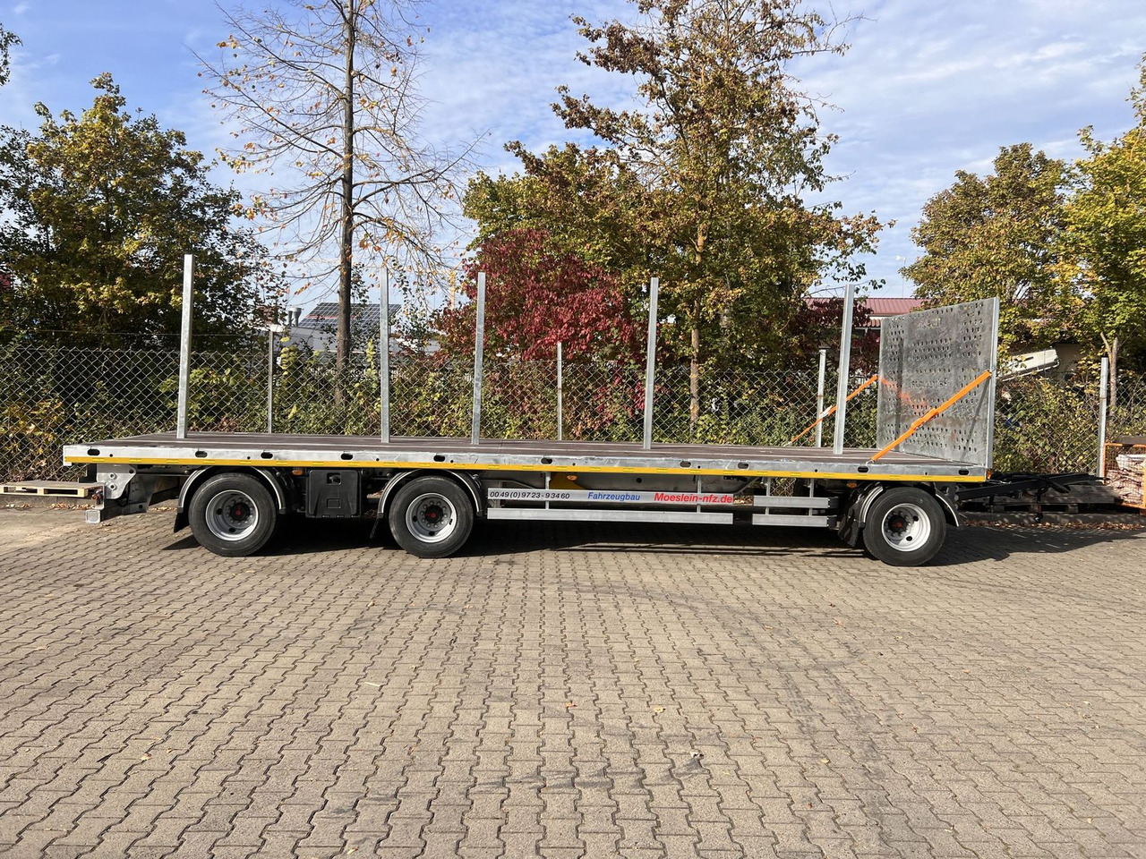 Planhenger/ Flathenger Möslein  3 Achs Jumbo- Plato- Anhänger 10 m, Mega: bilde 10
