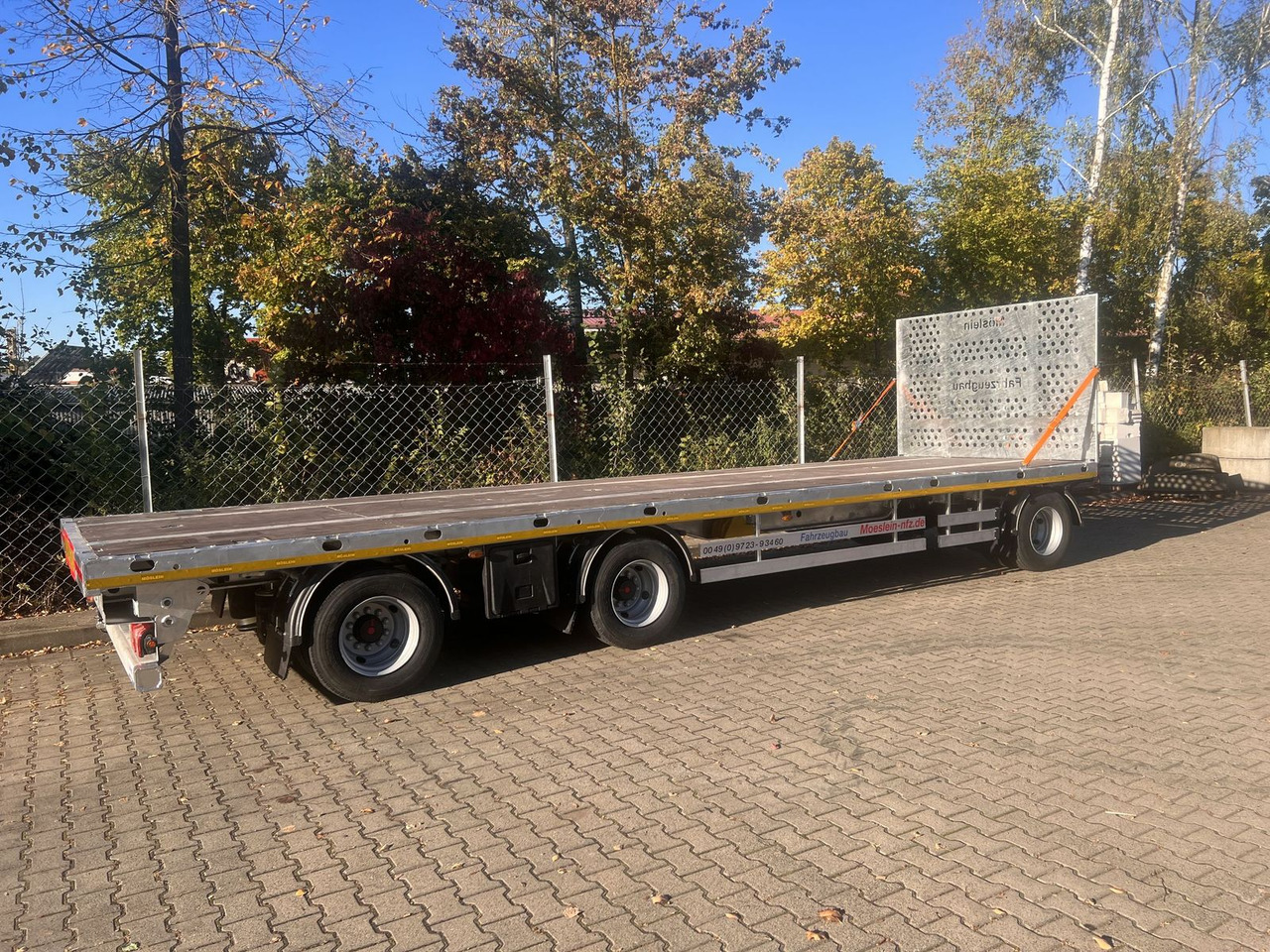Planhenger/ Flathenger Möslein  3 Achs Jumbo- Plato- Anhänger 10 m, Mega: bilde 6