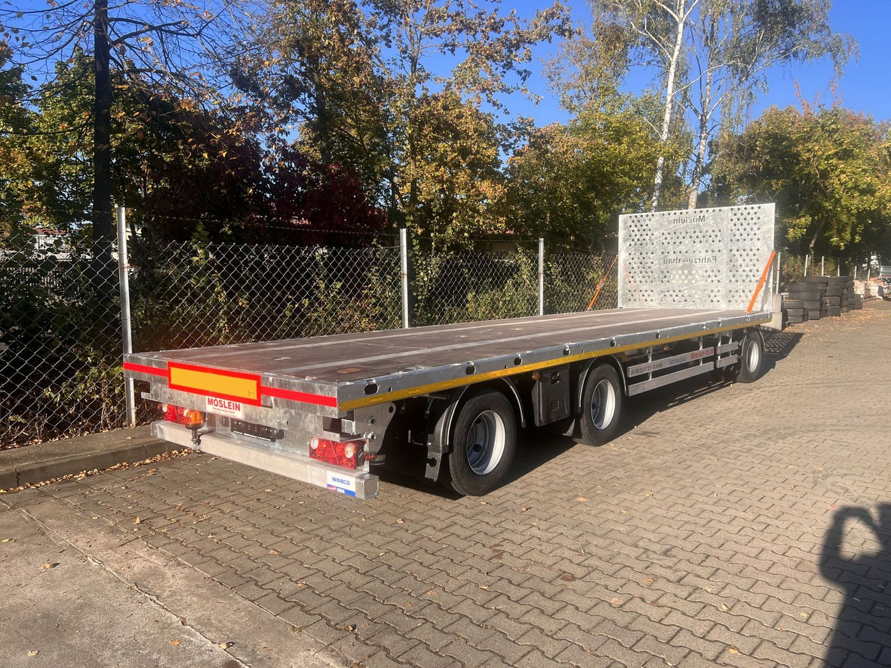 Möslein 3 Achs Jumbo- Plato- Anhänger 9 m, Mega - Planhenger/ Flathenger: bilde 3 Möslein 3 Achs Jumbo- Plato- Anhänger 9 m, Mega - Planhenger/ Flathenger: bilde 3