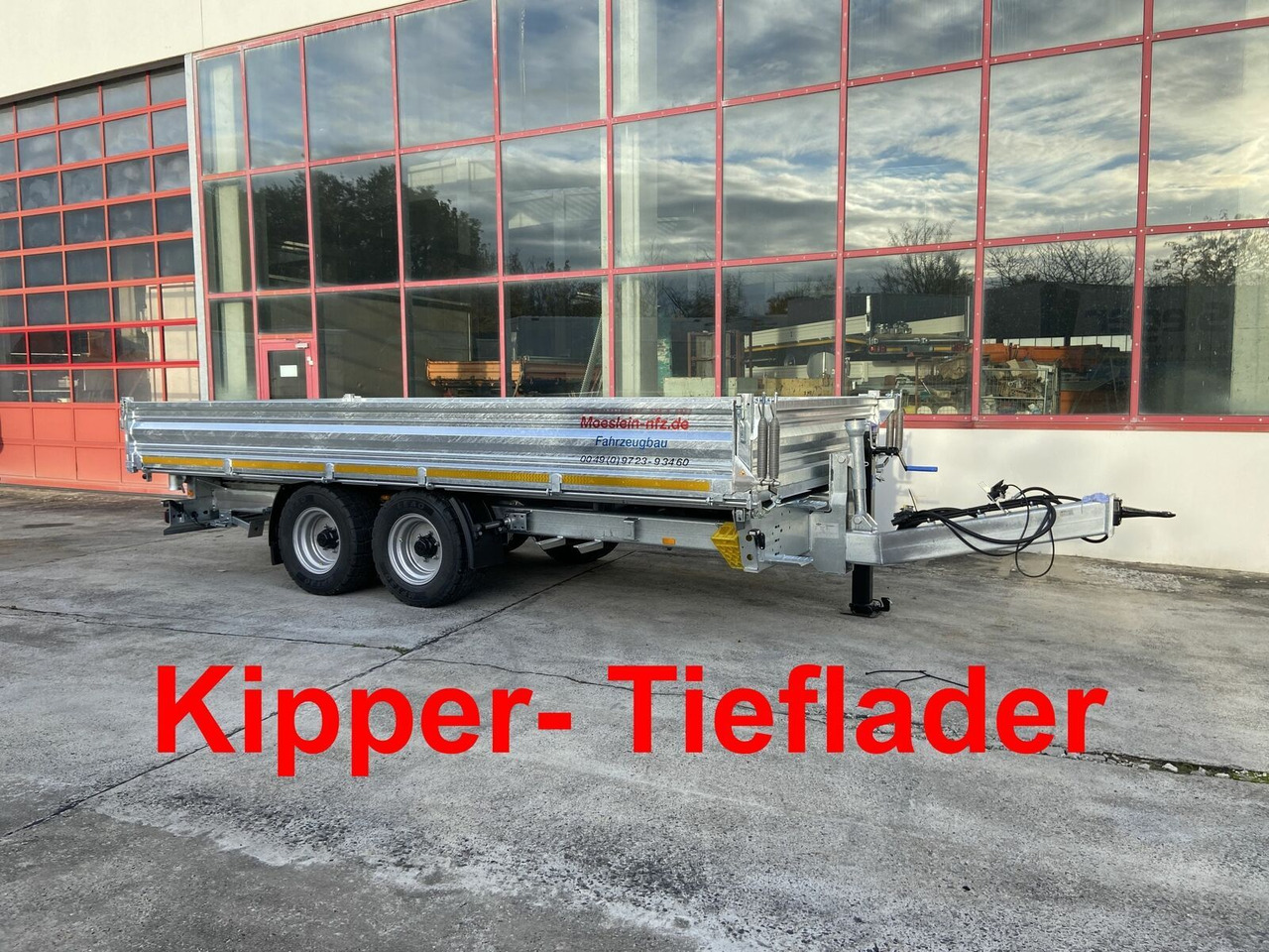 Möslein Kipper Tieflader, Breite Reifen, 5,70 m lang-- - Tipphenger: bilde 2 Möslein Kipper Tieflader, Breite Reifen, 5,70 m lang-- - Tipphenger: bilde 2