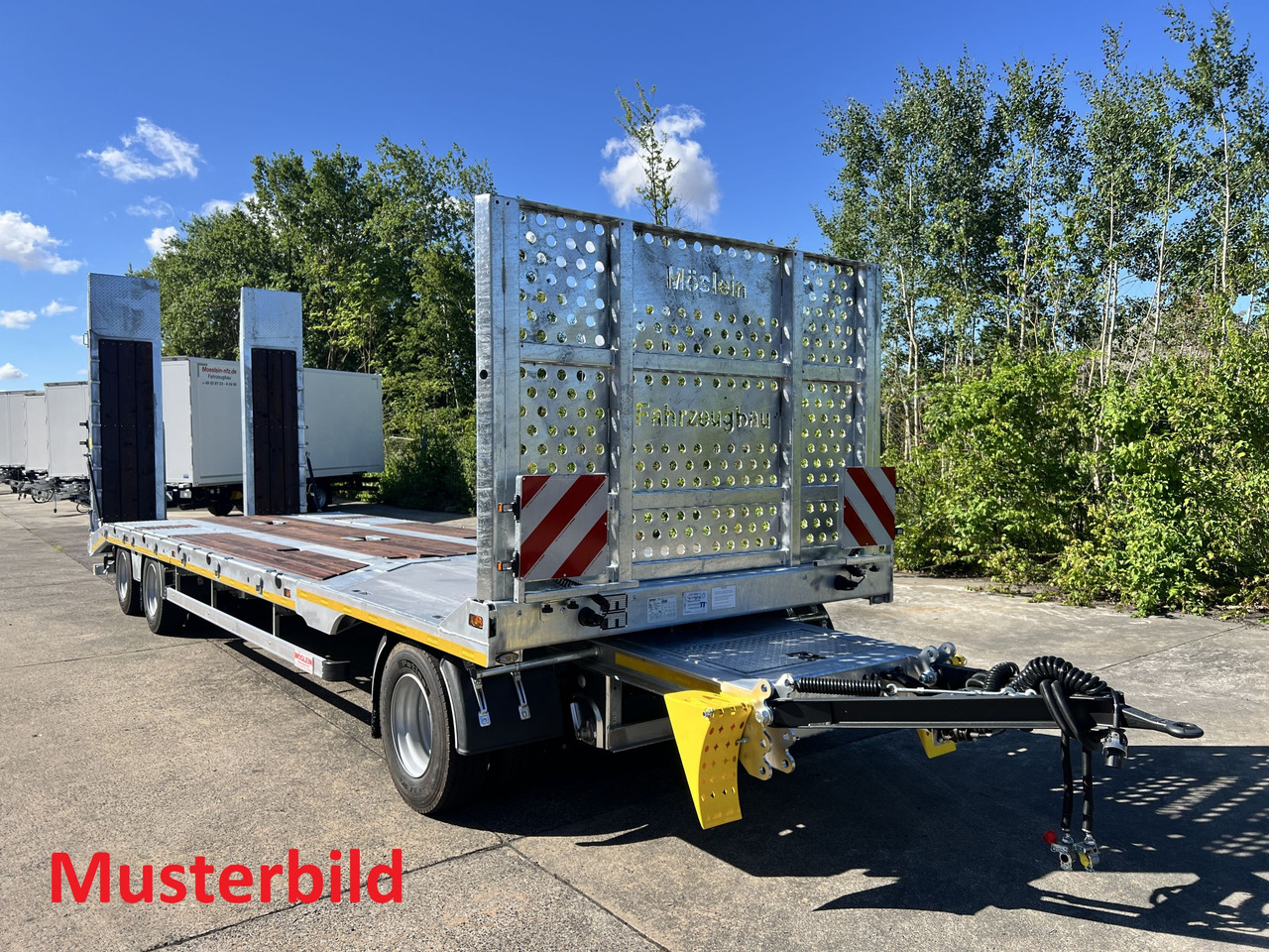 Möslein T4 VB H1 gerade neuer 4 Achs Tieflader gerade hydraulischen Rampen - Lavloader tilhenger: bilde 3 Möslein T4 VB H1 gerade neuer 4 Achs Tieflader gerade hydraulischen Rampen - Lavloader tilhenger: bilde 3