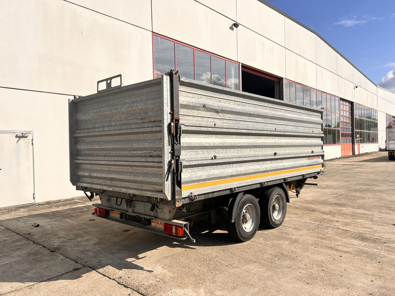 Möslein TDS 13 Schwebheim 13 t Tandemkipper- Tieflader, Aufsatzbordwände - Tipphenger: bilde 2 Möslein TDS 13 Schwebheim 13 t Tandemkipper- Tieflader, Aufsatzbordwände - Tipphenger: bilde 2