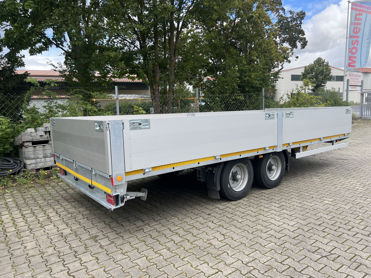 Möslein THT 11 G 6,2 L Tandem- Pritschenanhänger- Tieflader - Planhenger/ Flathenger: bilde 4 Möslein THT 11 G 6,2 L Tandem- Pritschenanhänger- Tieflader - Planhenger/ Flathenger: bilde 4