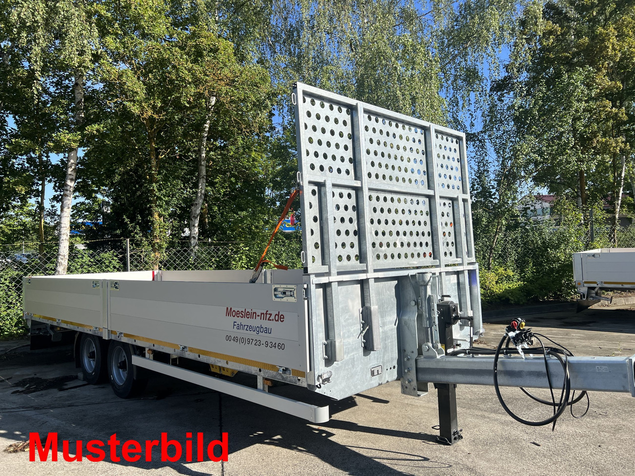 Möslein THT 14,4 G 6,2 L 14,4 t Tandem- Pritschenanhänger- Tieflader - Planhenger/ Flathenger: bilde 2 Möslein THT 14,4 G 6,2 L 14,4 t Tandem- Pritschenanhänger- Tieflader - Planhenger/ Flathenger: bilde 2