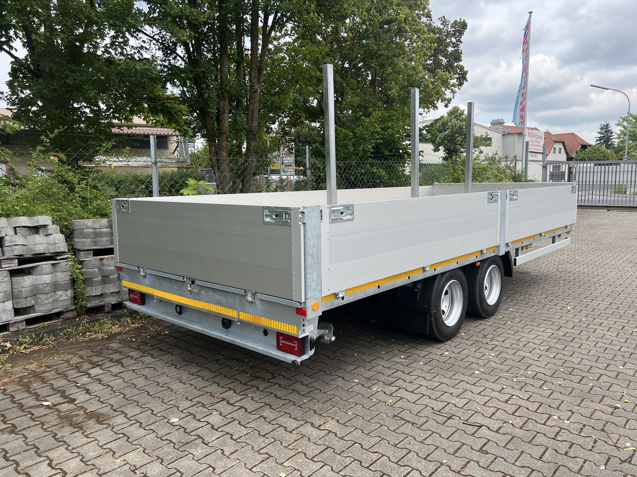 Ny Planhenger/ Flathenger Möslein THT 14,4 G 7,2  14,4 t Tandem- Pritschenanhänger- Tieflader: bilde 7