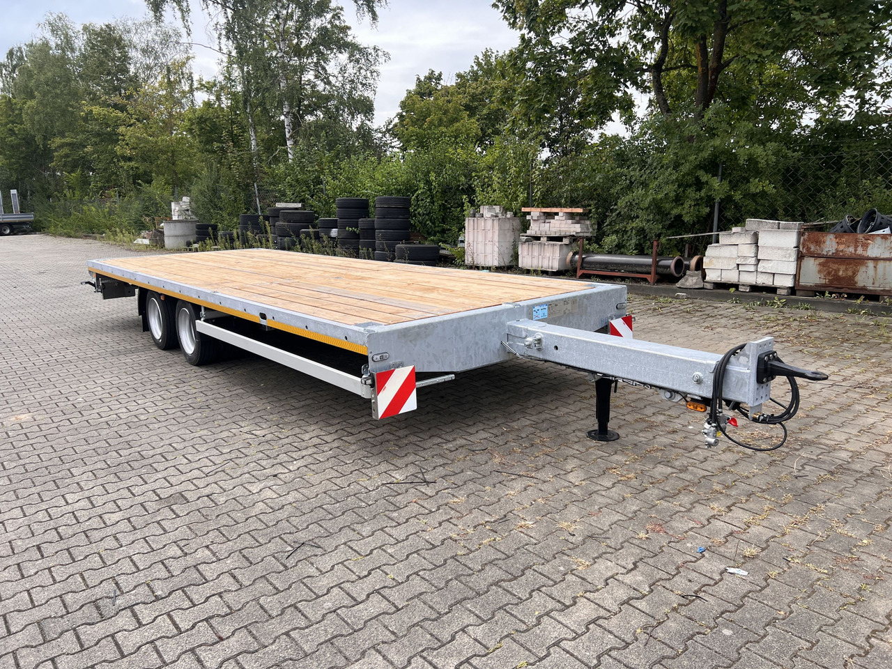 Möslein THT 14-G 7,20 ausziehbar 13,9 t Tandemanhänger- Tieflader, ausziehbar - Planhenger/ Flathenger: bilde 2 Möslein THT 14-G 7,20 ausziehbar 13,9 t Tandemanhänger- Tieflader, ausziehbar - Planhenger/ Flathenger: bilde 2