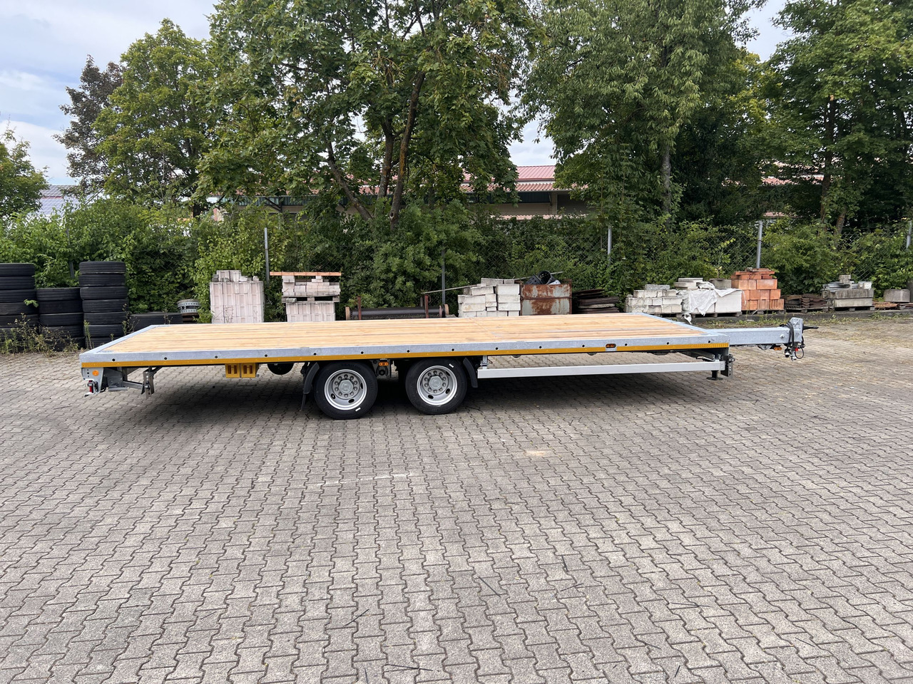 Möslein THT 14-G 7,20 ausziehbar 13,9 t Tandemanhänger- Tieflader, ausziehbar - Planhenger/ Flathenger: bilde 4 Möslein THT 14-G 7,20 ausziehbar 13,9 t Tandemanhänger- Tieflader, ausziehbar - Planhenger/ Flathenger: bilde 4