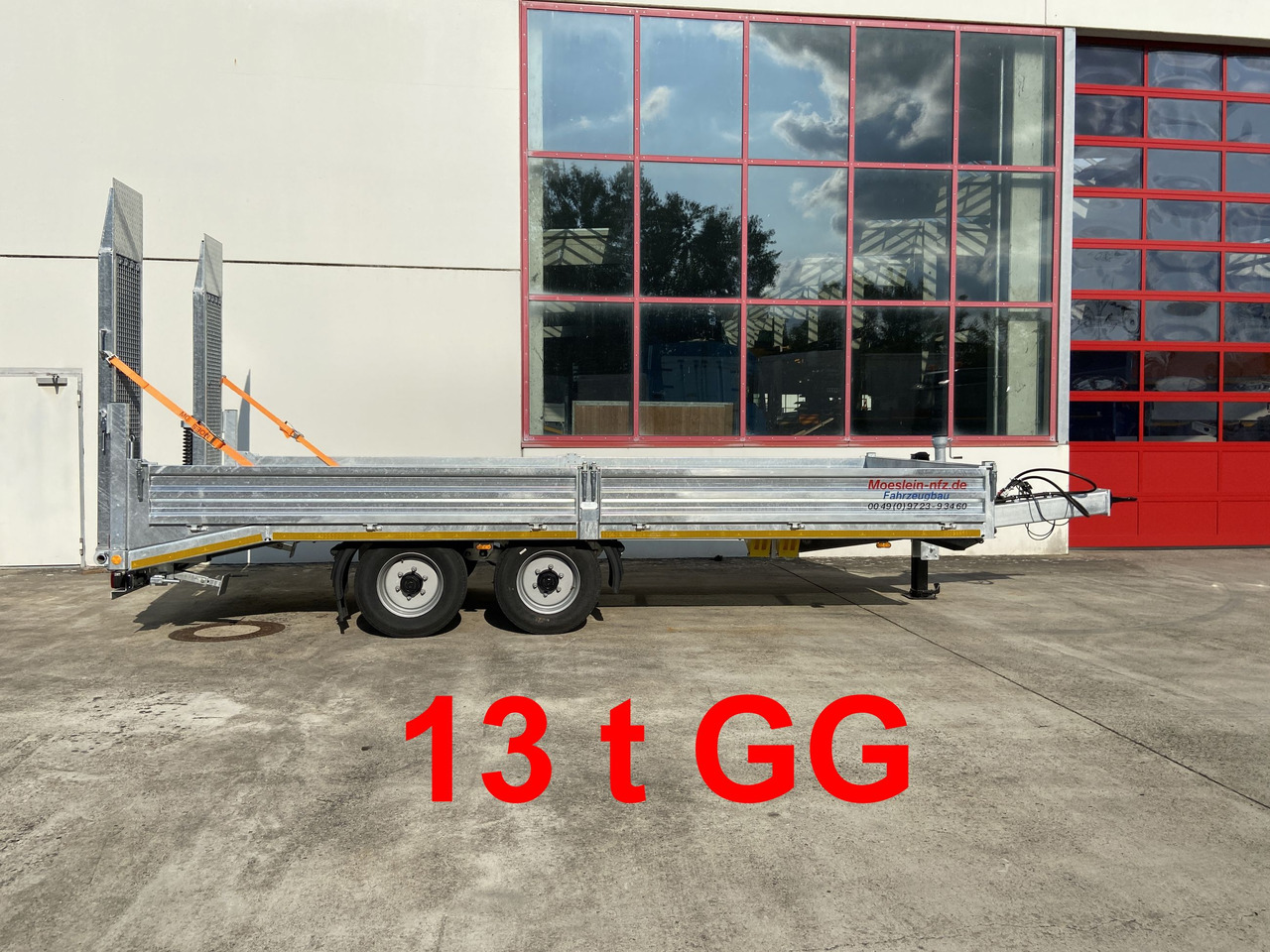 Möslein TT 13 6,20 Stahl- Boden Neuer 13 t Tandemtieflader, Stahl- Boden - Lavloader tilhenger: bilde 1 Möslein TT 13 6,20 Stahl- Boden Neuer 13 t Tandemtieflader, Stahl- Boden - Lavloader tilhenger: bilde 1