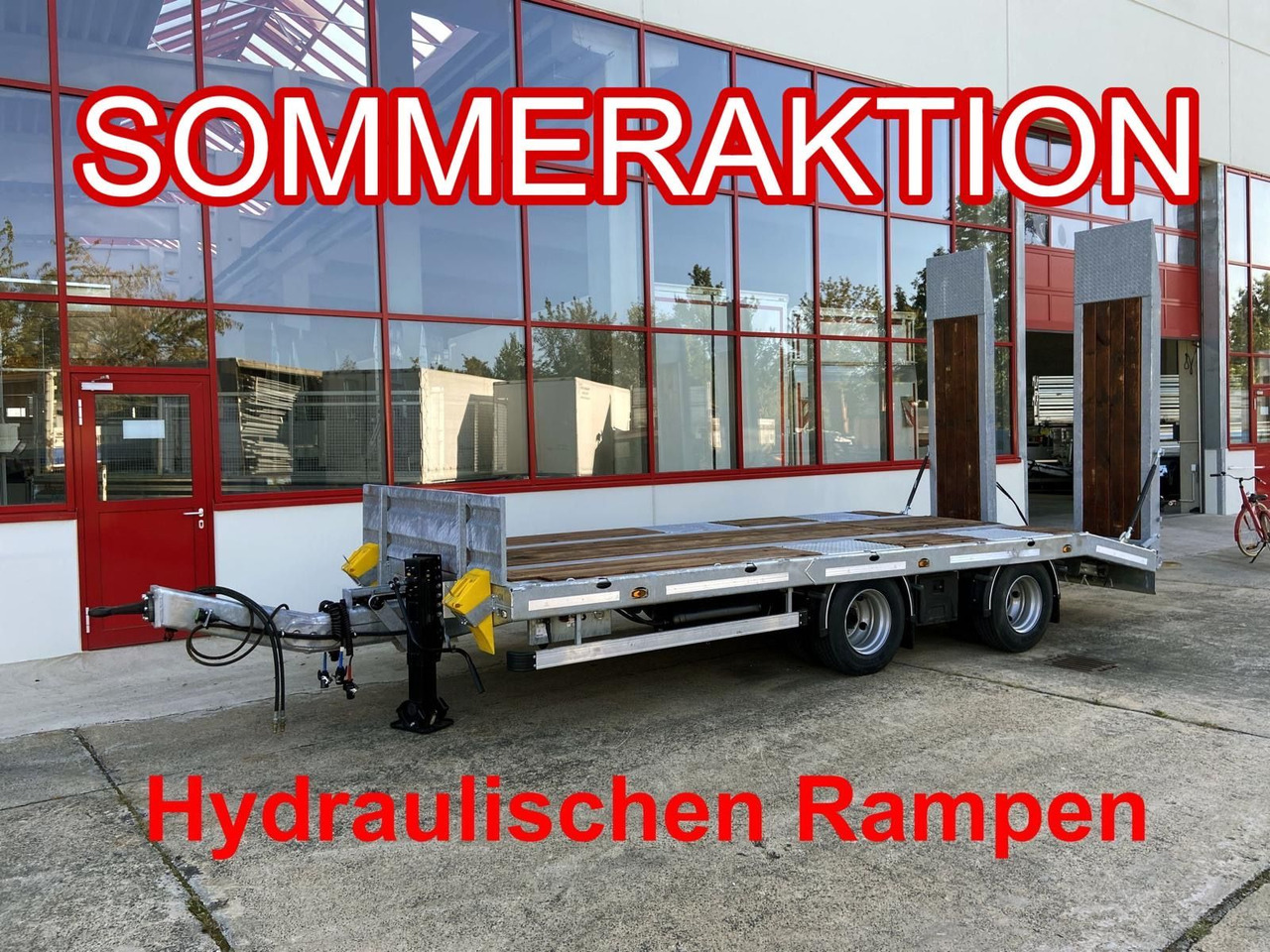 Möslein TT21-6,5 hydr 21 t Tandemtieflader, hydr. Rampen, NEU - Lavloader tilhenger: bilde 1 Möslein TT21-6,5 hydr 21 t Tandemtieflader, hydr. Rampen, NEU - Lavloader tilhenger: bilde 1