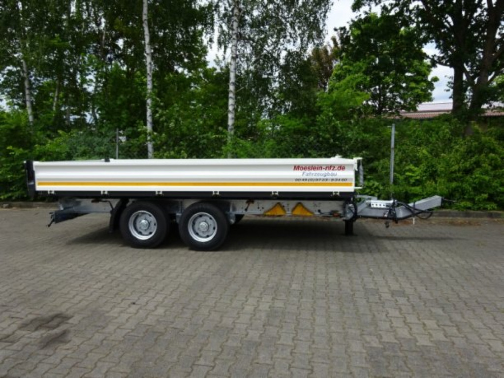 Möslein TTD 11 Weiß neuer Tandem 3- Seitenkipper Tieflader-- Neufahrzeug -- - Tipphenger: bilde 5 Möslein TTD 11 Weiß neuer Tandem 3- Seitenkipper Tieflader-- Neufahrzeug -- - Tipphenger: bilde 5
