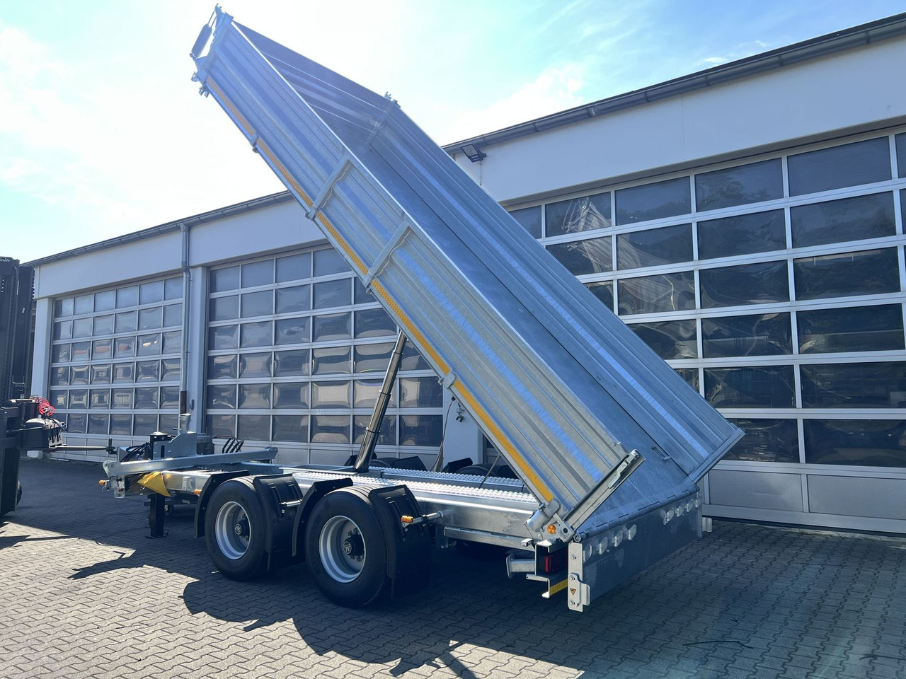 Tipphenger Möslein  neuer 19 t Tandemkipper- Tieflader hydraulische: bilde 7