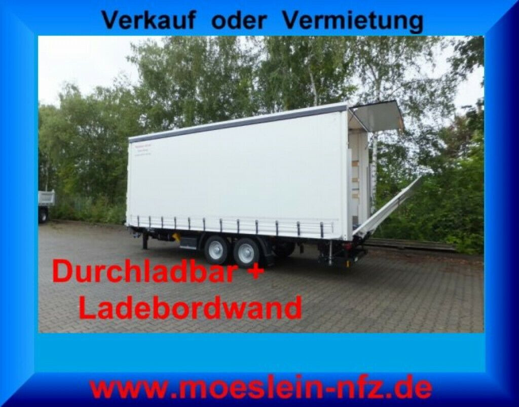 Möslein neuer Planenanhänger, Ladebordwand + Durchladba - Kapellbil: bilde 1 Möslein neuer Planenanhänger, Ladebordwand + Durchladba - Kapellbil: bilde 1