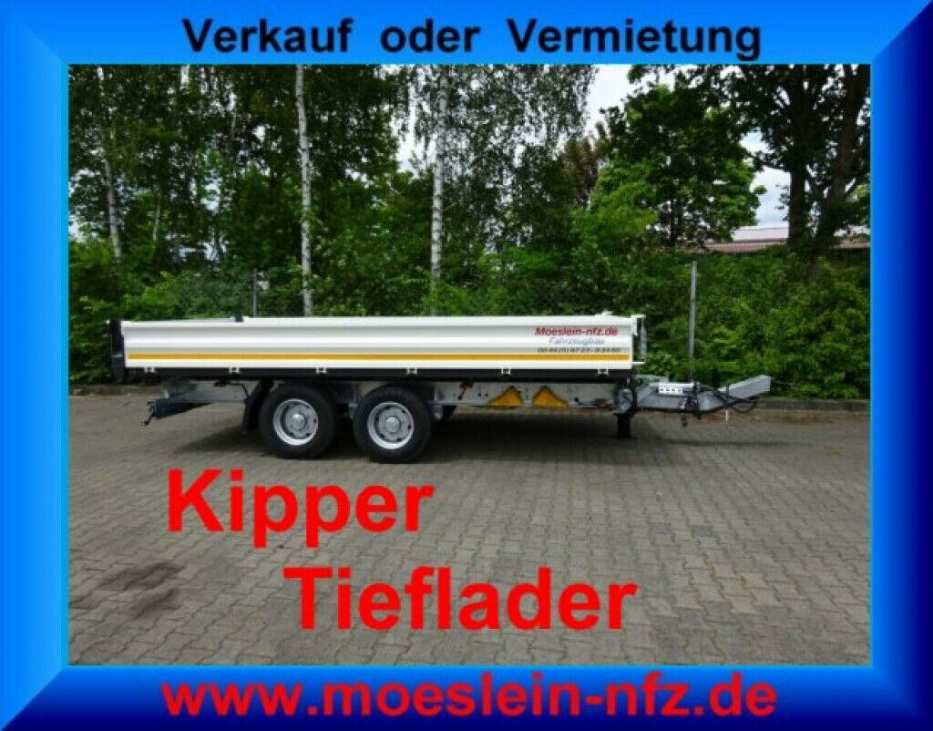 Möslein neuer Tandem 3- Seitenkipper Tieflader-- Neufah - Tipphenger: bilde 2 Möslein neuer Tandem 3- Seitenkipper Tieflader-- Neufah - Tipphenger: bilde 2