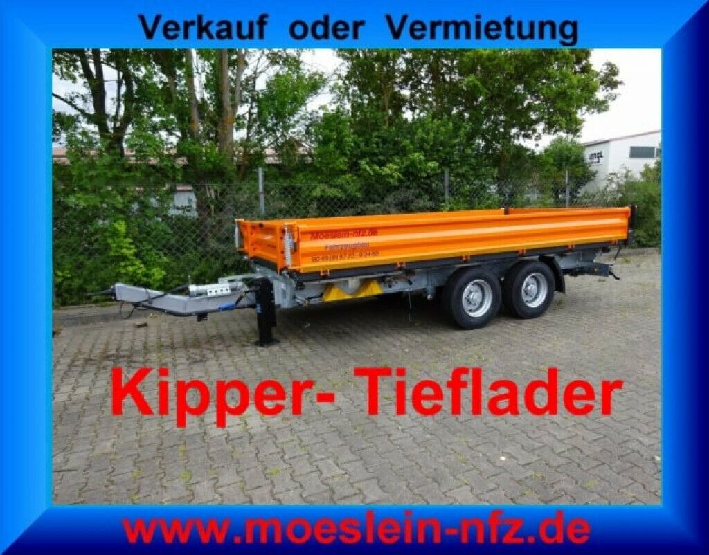 Möslein neuer Tandem 3- Seitenkipper Tieflader-- Neufah - Tipphenger: bilde 2 Möslein neuer Tandem 3- Seitenkipper Tieflader-- Neufah - Tipphenger: bilde 2
