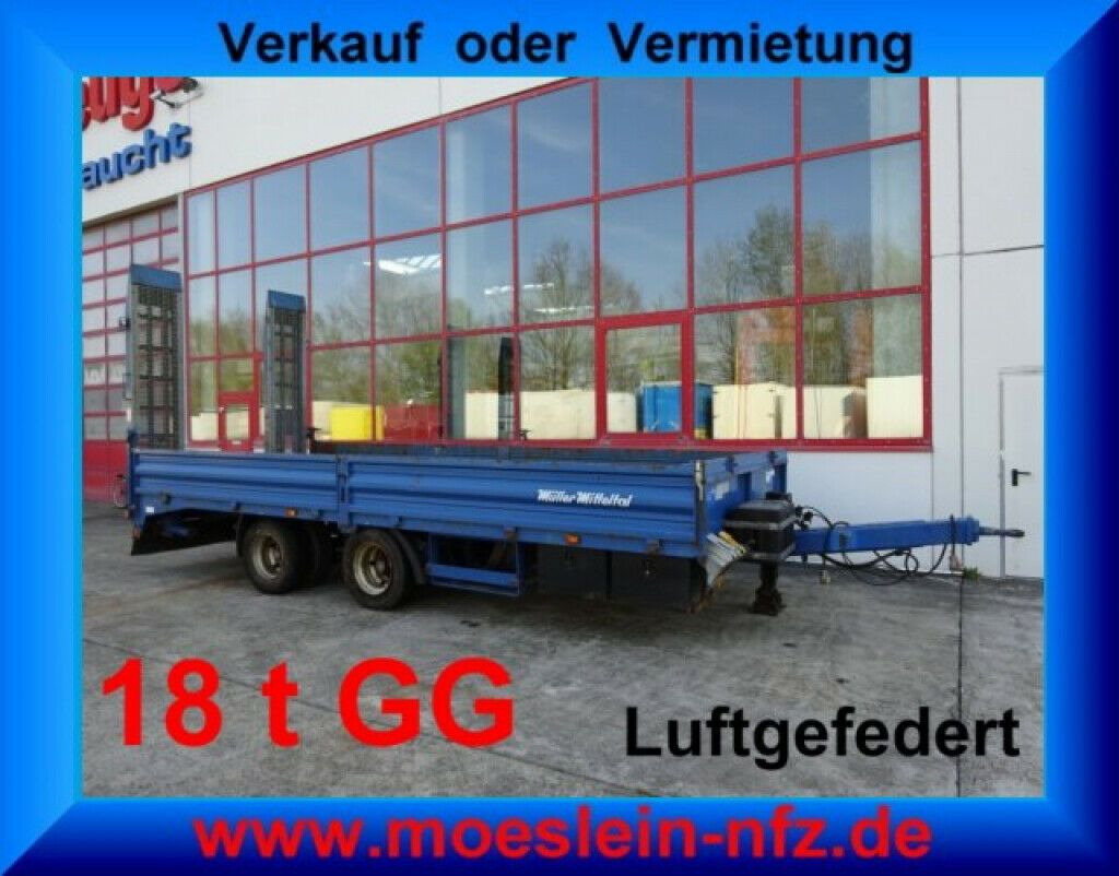Müller-Mitteltal 18 t GG Tandemtieflader - Lavloader tilhenger: bilde 1 Müller-Mitteltal 18 t GG Tandemtieflader - Lavloader tilhenger: bilde 1