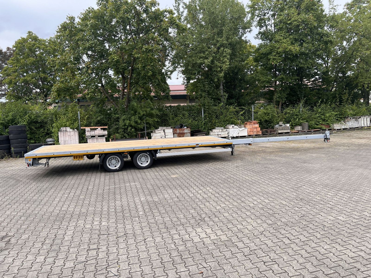 Möslein 11,9 t Tandemanhänger- Tieflader, ausziehbar - Semitrailer: bilde 5 Möslein 11,9 t Tandemanhänger- Tieflader, ausziehbar - Semitrailer: bilde 5