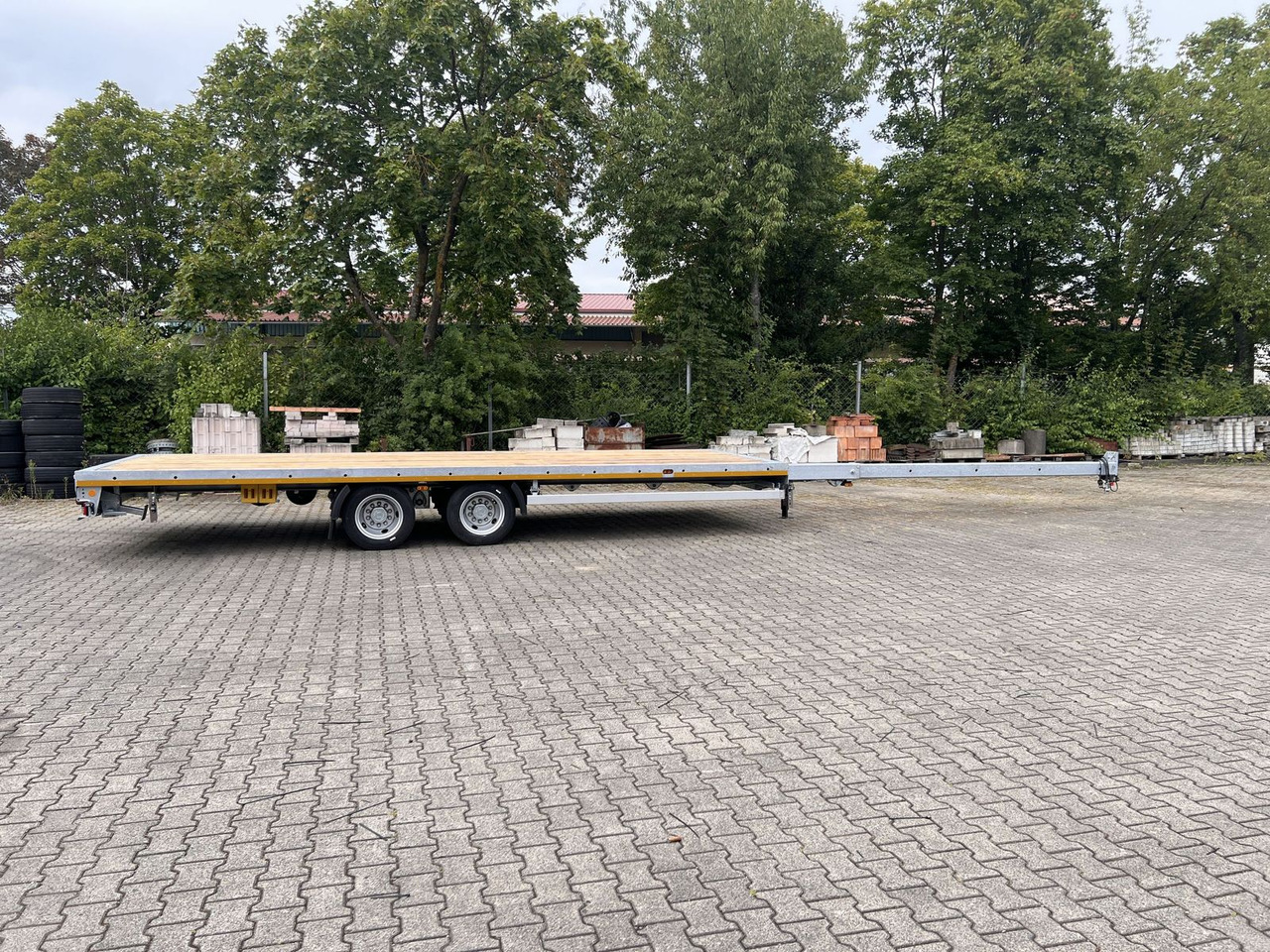 Möslein 11,9 t Tandemanhänger- Tieflader, ausziehbar - Semitrailer: bilde 4 Möslein 11,9 t Tandemanhänger- Tieflader, ausziehbar - Semitrailer: bilde 4