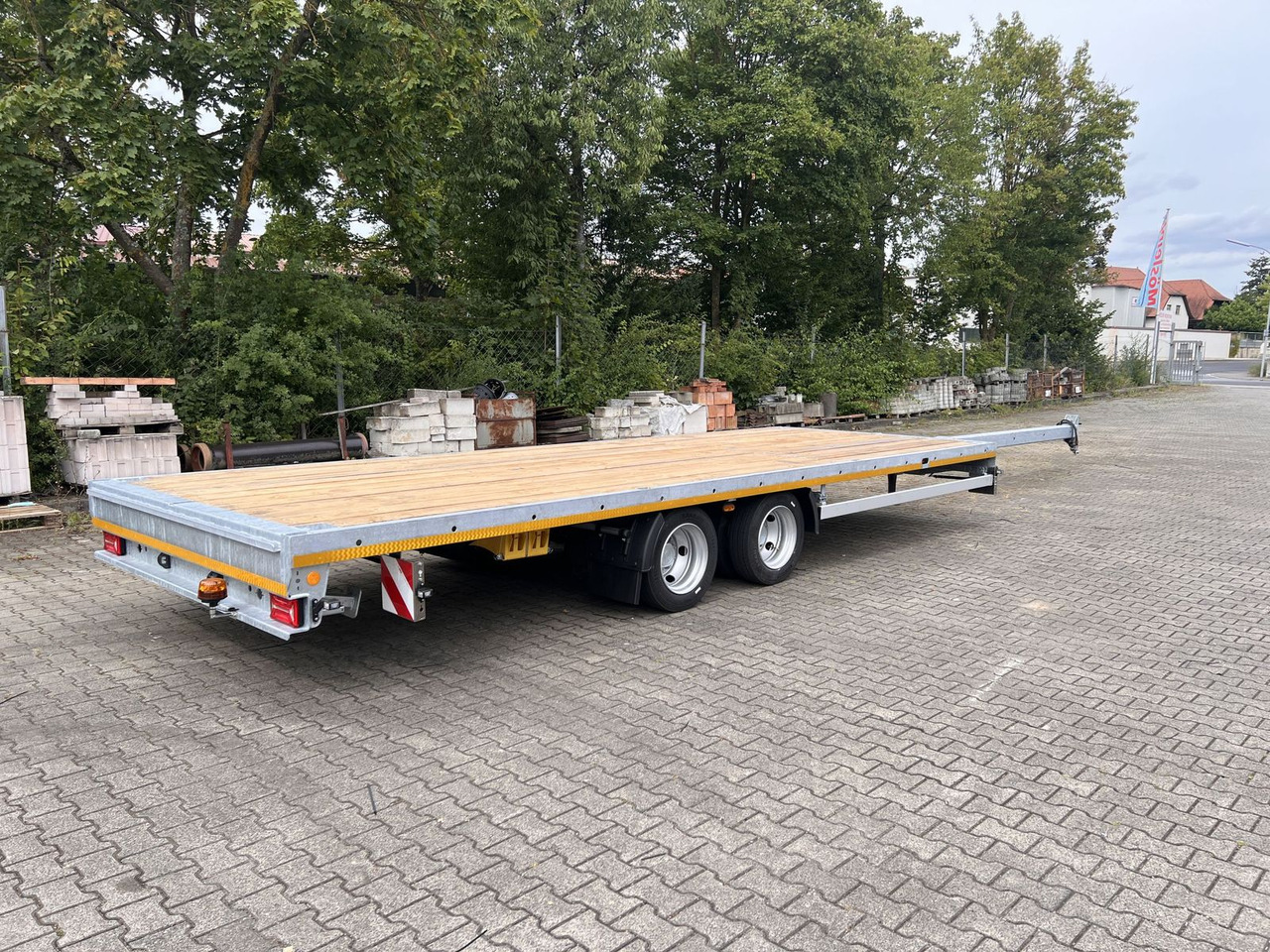 Möslein 13,9 t Tandemanhänger- Tieflader, ausziehbar - Semitrailer: bilde 3 Möslein 13,9 t Tandemanhänger- Tieflader, ausziehbar - Semitrailer: bilde 3