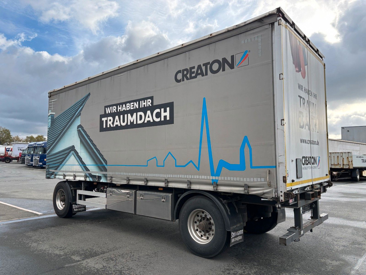 AZP18 Plane + Staplerhalterung - Kapellhenger: bilde 2 AZP18 Plane + Staplerhalterung - Kapellhenger: bilde 2