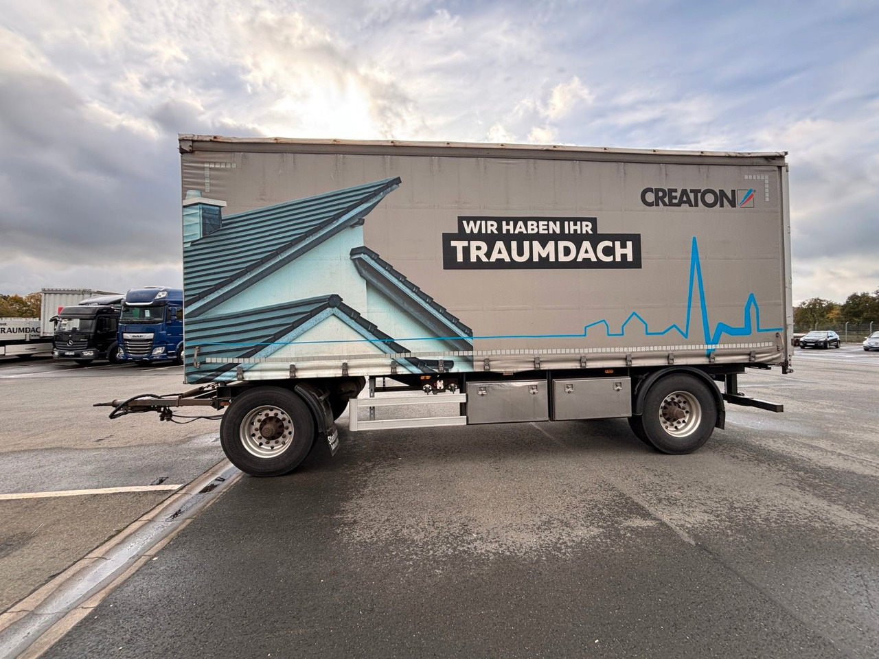 AZP18 Plane + Staplerhalterung - Kapellhenger: bilde 1 AZP18 Plane + Staplerhalterung - Kapellhenger: bilde 1