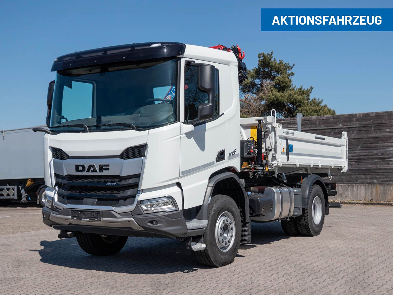 DAF XDC 370 FA Meiller Krankipper HMF DAF XDC 370 FA Meiller Krankipper HMF - Tippbil: bilde 1 DAF XDC 370 FA Meiller Krankipper HMF DAF XDC 370 FA Meiller Krankipper HMF - Tippbil: bilde 1