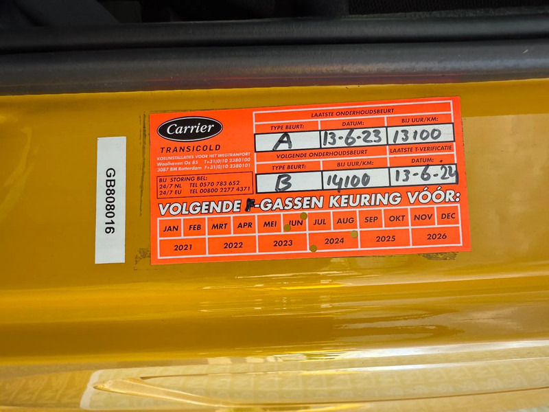 Lastebil med kjøl Mercedes-Benz Axor 1824 2008 euro 5 chereau + carrier 950 MT: bilde 18