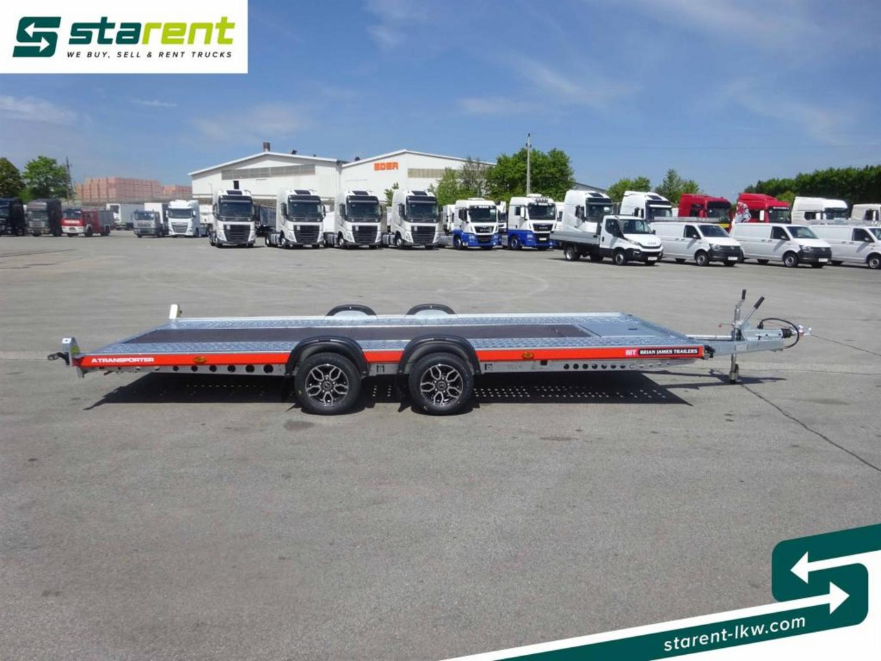 Brian James Trailers A-Transporter Rampen Alufelgen - Transporter tilhenger: bilde 4 Brian James Trailers A-Transporter Rampen Alufelgen - Transporter tilhenger: bilde 4