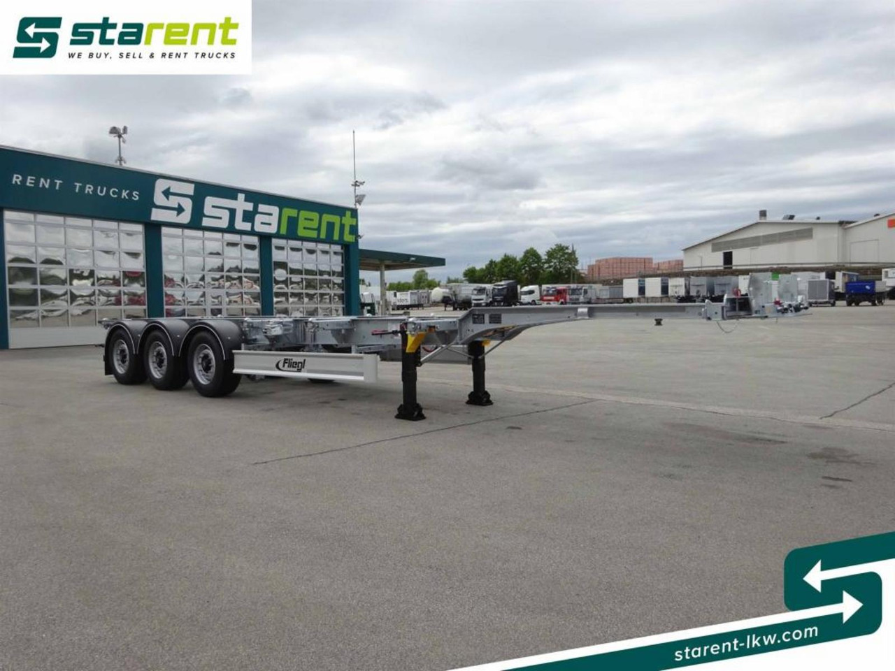 Fliegl Containerchassis ADR 1x20/2x20/1x30/1x40/1x45 - Chassis semitrailer: bilde 3 Fliegl Containerchassis ADR 1x20/2x20/1x30/1x40/1x45 - Chassis semitrailer: bilde 3