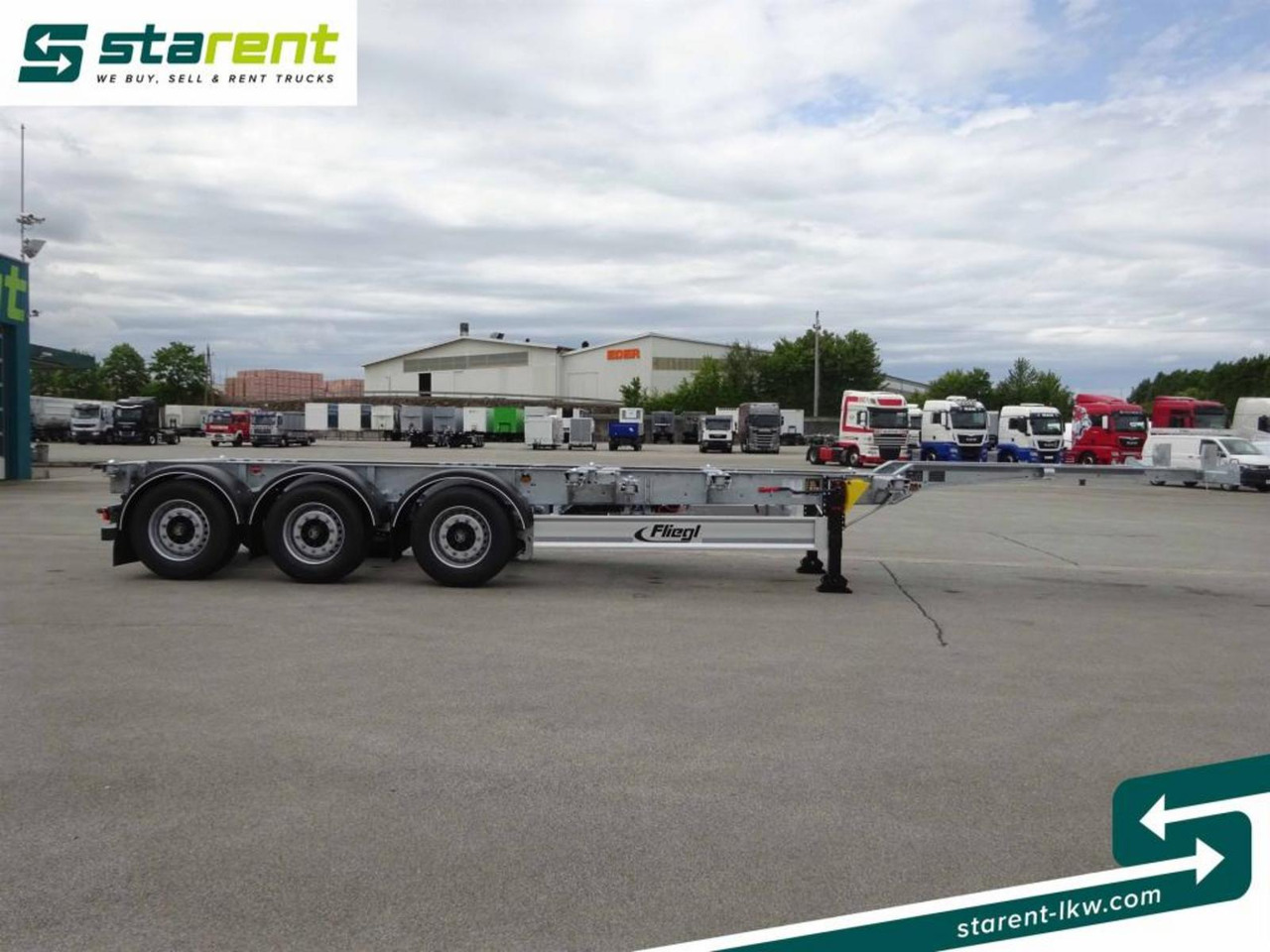 Fliegl Containerchassis ADR 1x20/2x20/1x30/1x40/1x45 - Chassis semitrailer: bilde 4 Fliegl Containerchassis ADR 1x20/2x20/1x30/1x40/1x45 - Chassis semitrailer: bilde 4