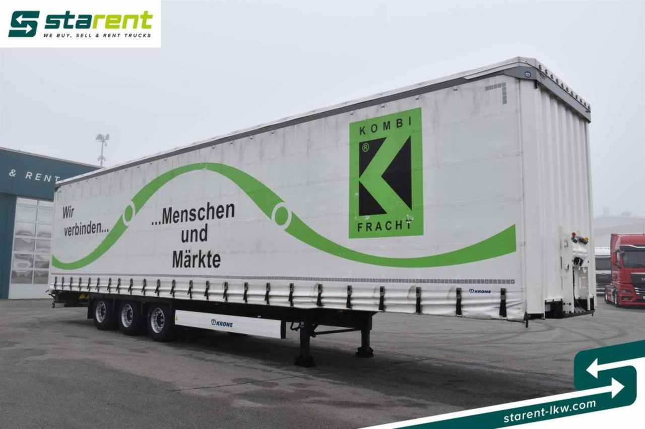 Krone Megatrailer Hubdach Liftachse Palettenanschlagl. - Gardintrailer: bilde 3 Krone Megatrailer Hubdach Liftachse Palettenanschlagl. - Gardintrailer: bilde 3