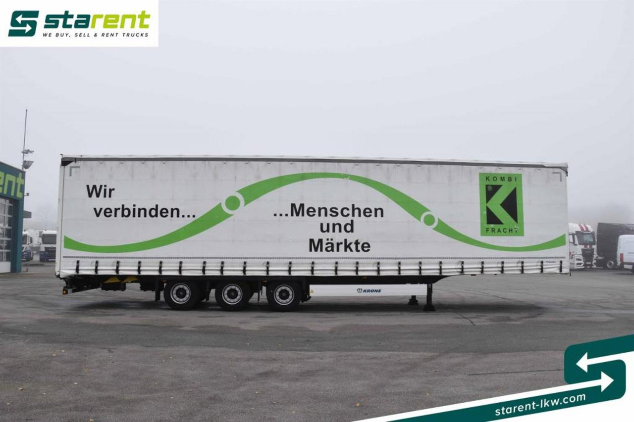 Krone Megatrailer Hubdach Liftachse Palettenanschlagl. - Gardintrailer: bilde 4 Krone Megatrailer Hubdach Liftachse Palettenanschlagl. - Gardintrailer: bilde 4