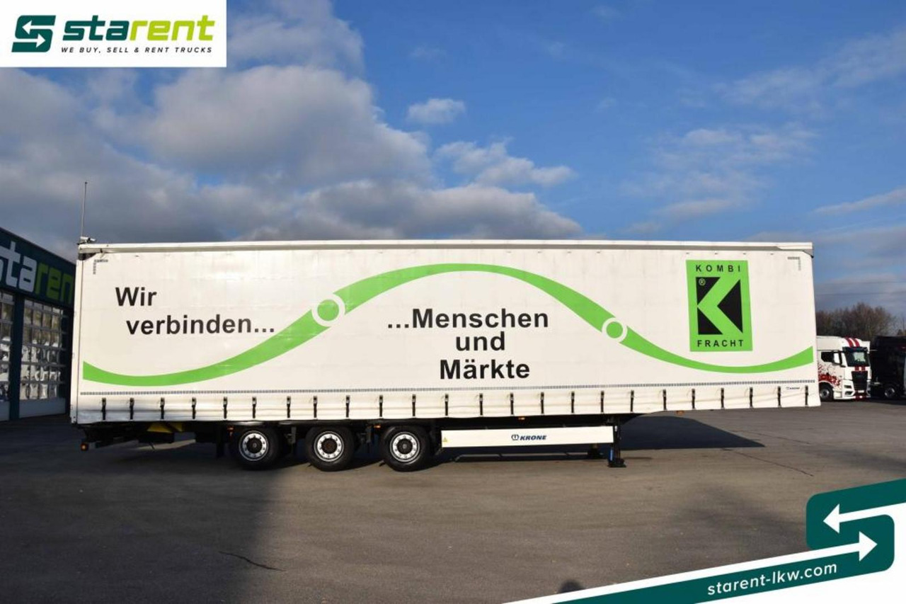Krone Megatrailer Hubdach Liftachse Palettenanschlagl. - Gardintrailer: bilde 4 Krone Megatrailer Hubdach Liftachse Palettenanschlagl. - Gardintrailer: bilde 4