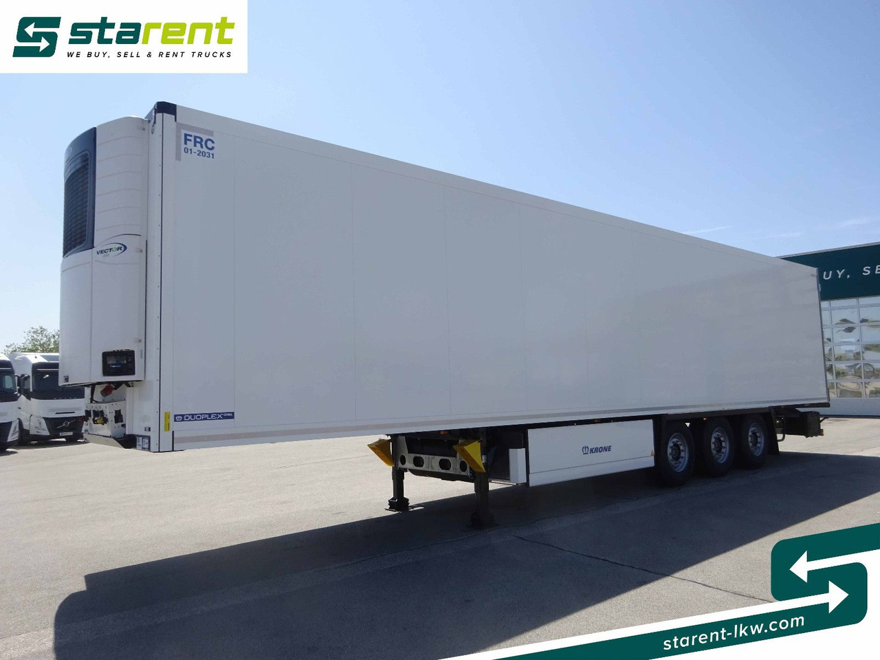 Krone Thermotrailer Carrier Vector 1550, Zurrleisten - Skapsemi: bilde 1 Krone Thermotrailer Carrier Vector 1550, Zurrleisten - Skapsemi: bilde 1