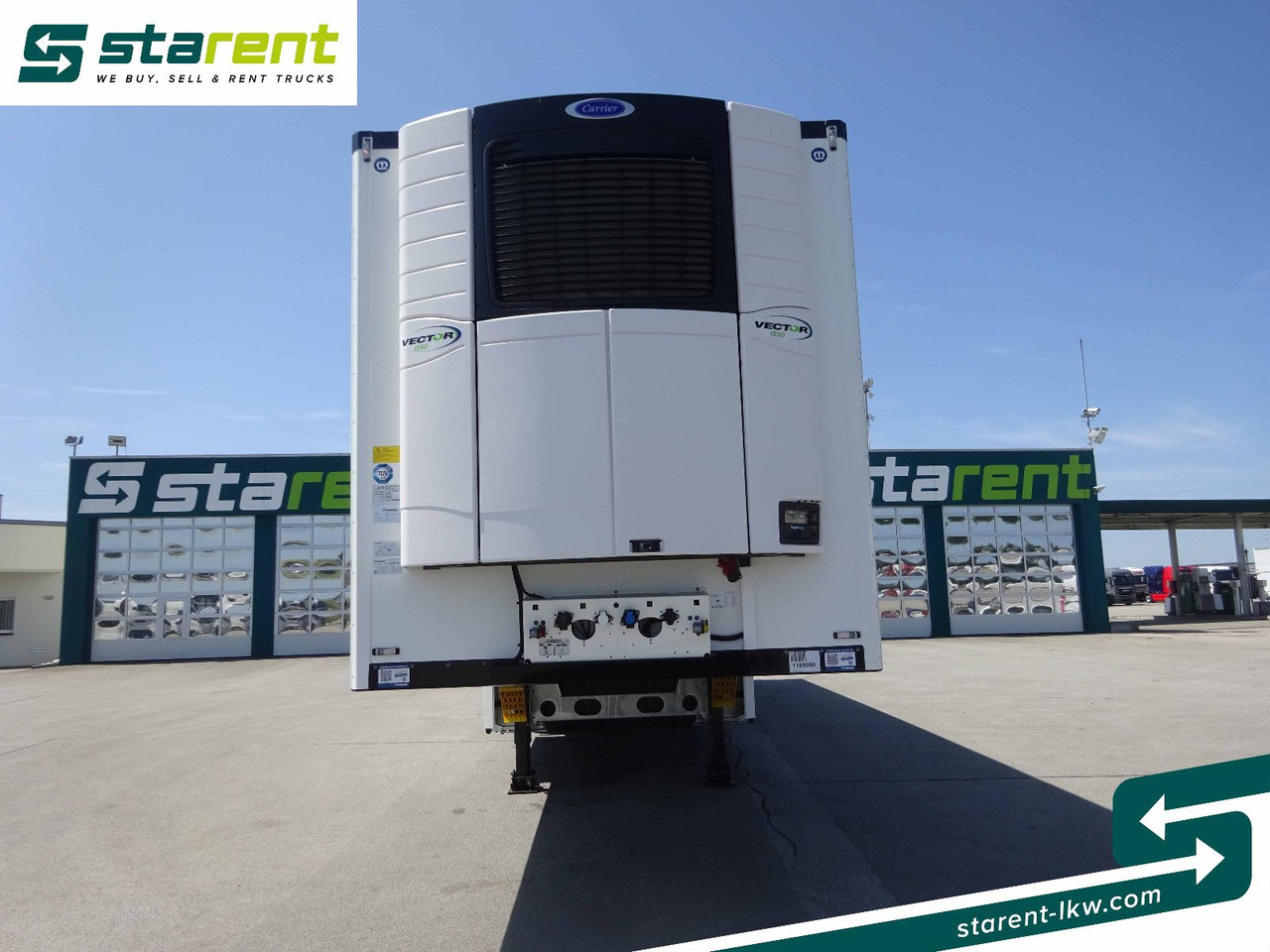 Krone Thermotrailer Carrier Vector 1550, Zurrleisten - Skapsemi: bilde 2 Krone Thermotrailer Carrier Vector 1550, Zurrleisten - Skapsemi: bilde 2