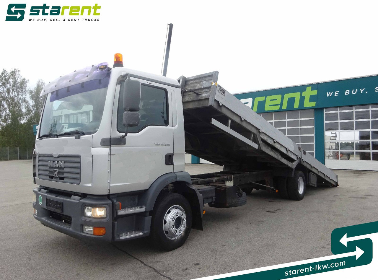MAN TGM 12.280, Fahrzeugtransporter, kippbar - Transporter lastebil: bilde 1 MAN TGM 12.280, Fahrzeugtransporter, kippbar - Transporter lastebil: bilde 1