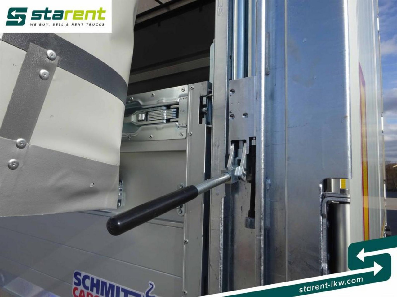 Ny Gardintrailer Schmitz Tautliner Bordwand 60cm Hubdach Liftachse: bilde 20