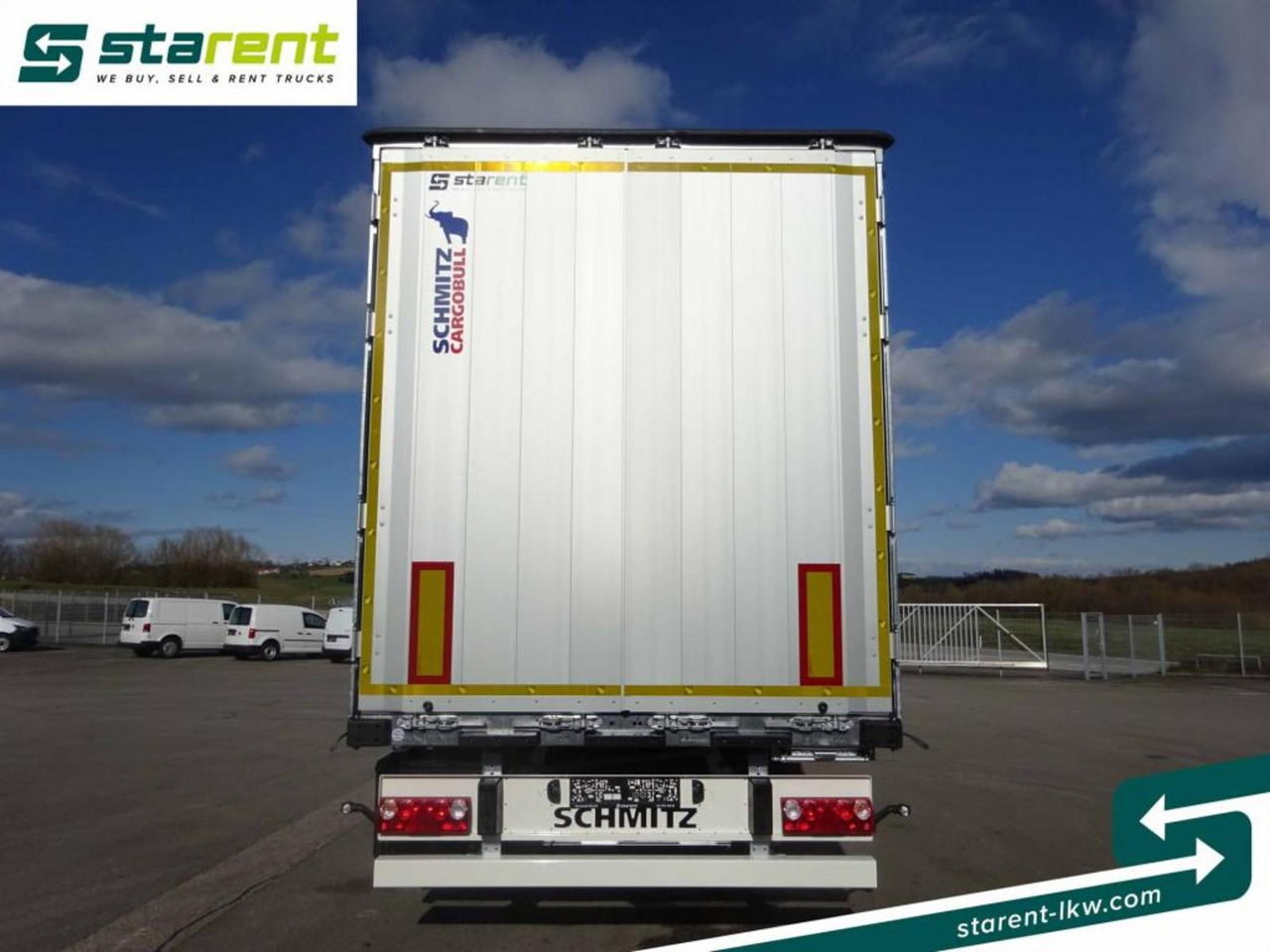Ny Gardintrailer Schmitz Tautliner Bordwand 60cm Hubdach Liftachse: bilde 6
